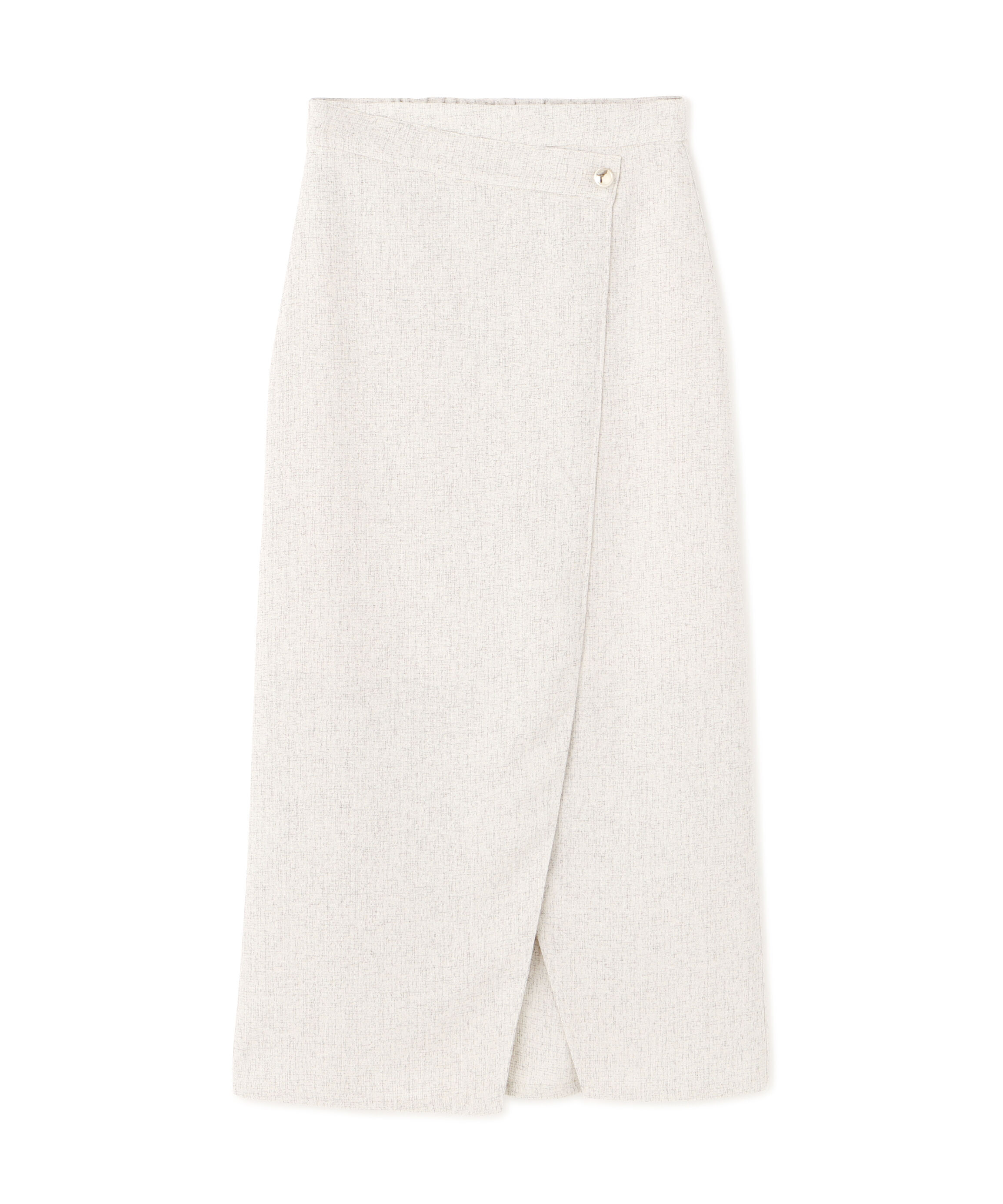 PROPORTION BODY DRESSING「スプリングツイードアシメナロースカート」|スカート|