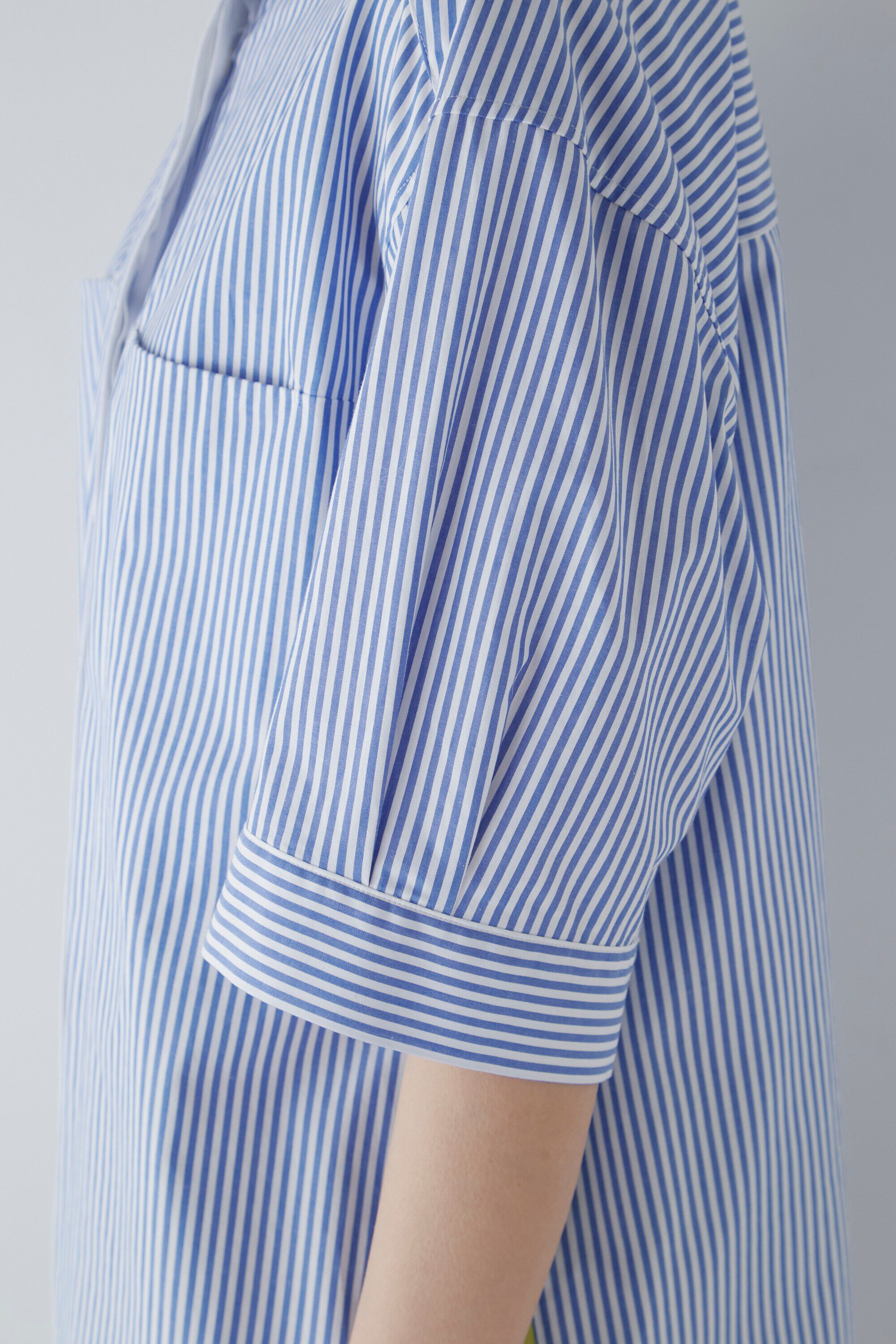  「◆スポーティストライプブラウス」|シャツ・ブラウス|