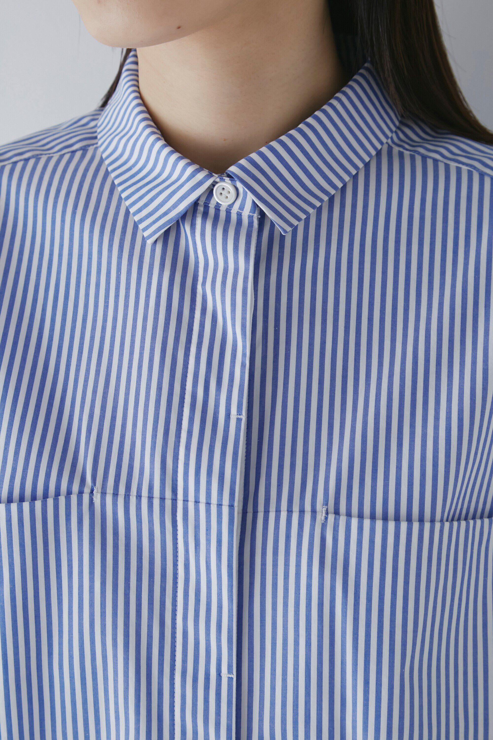  「◆スポーティストライプブラウス」|シャツ・ブラウス|