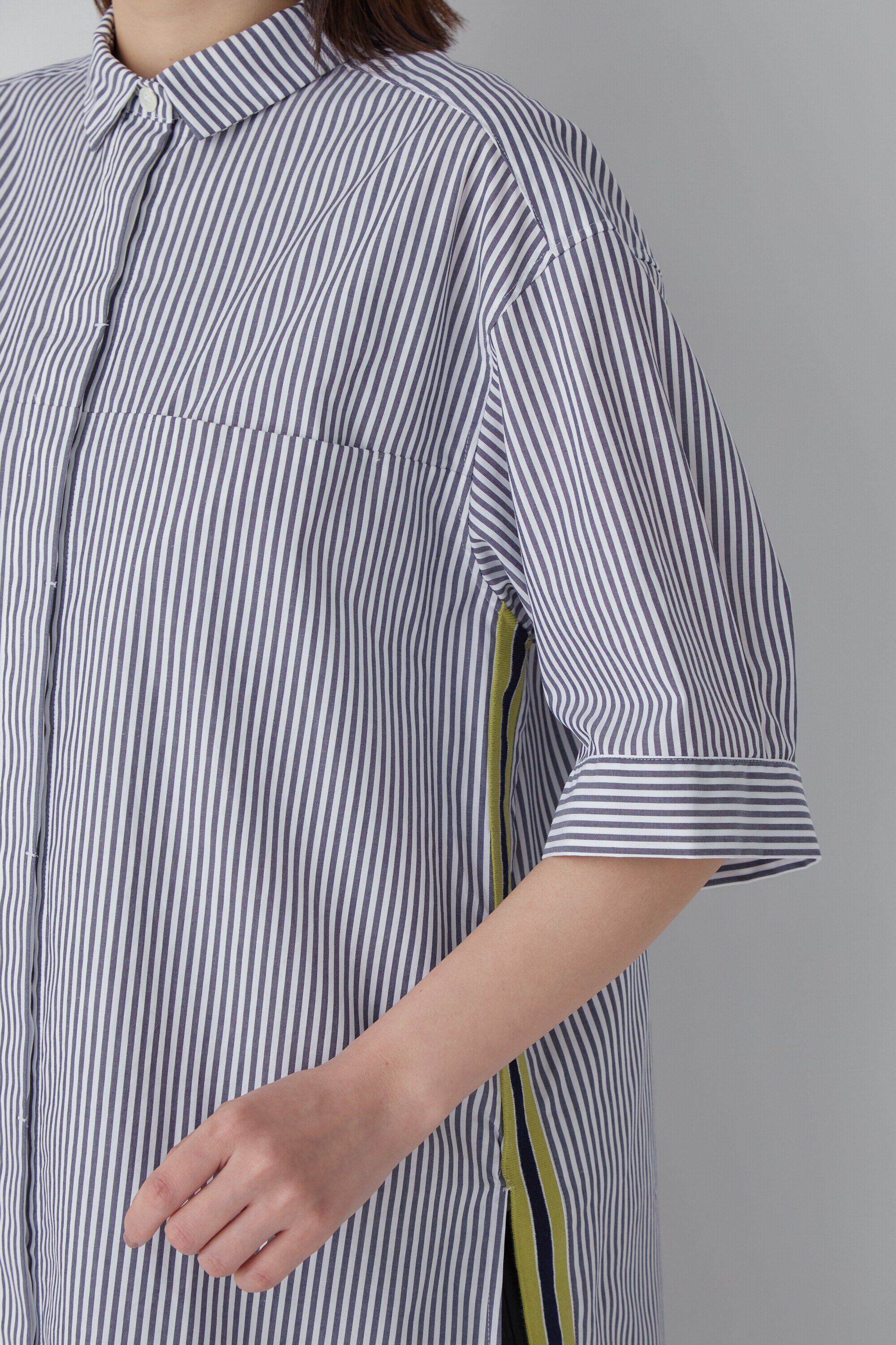  「◆スポーティストライプブラウス」|シャツ・ブラウス|