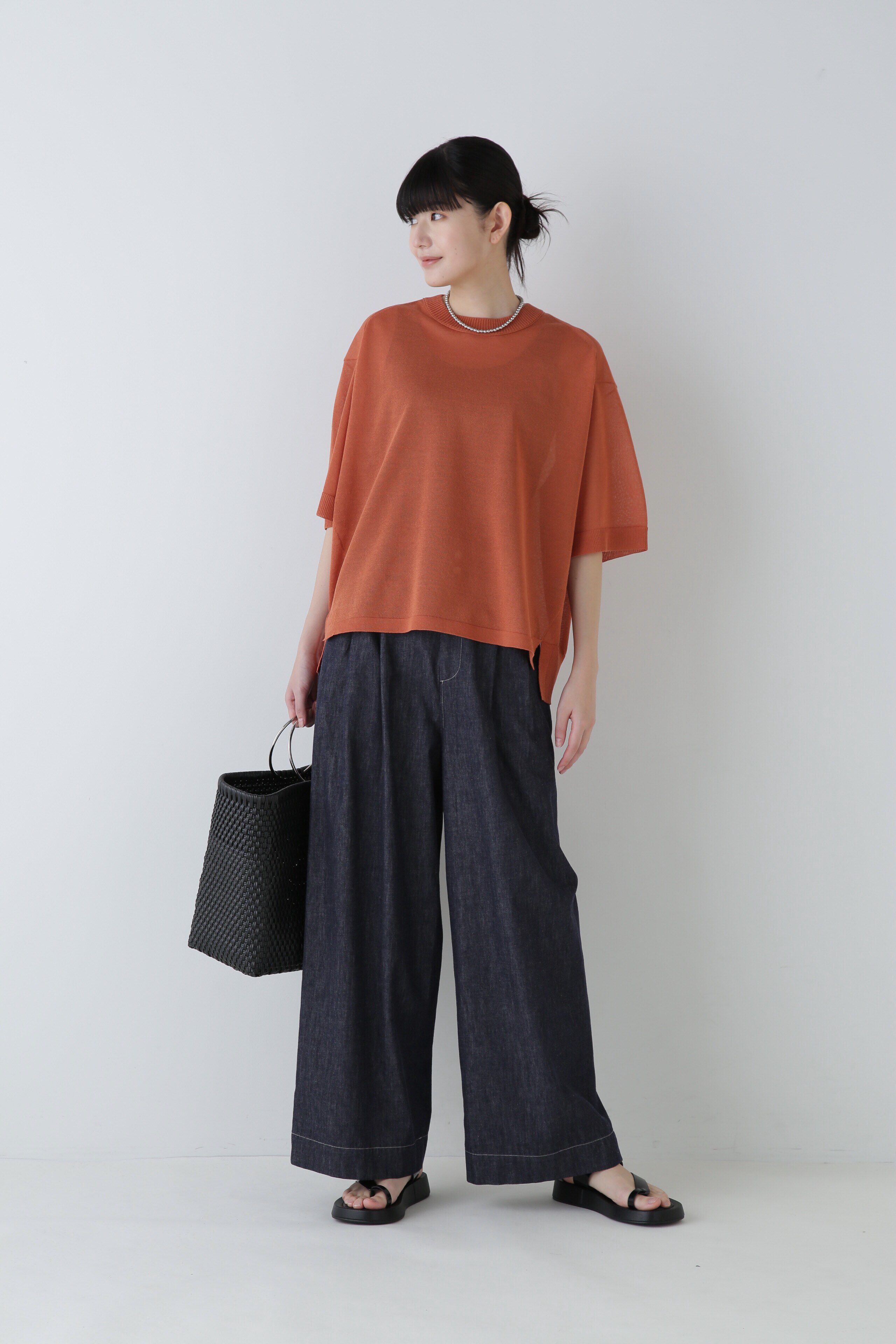  「◆シアーハイゲージニットプルオーバー」|ニット・セーター|