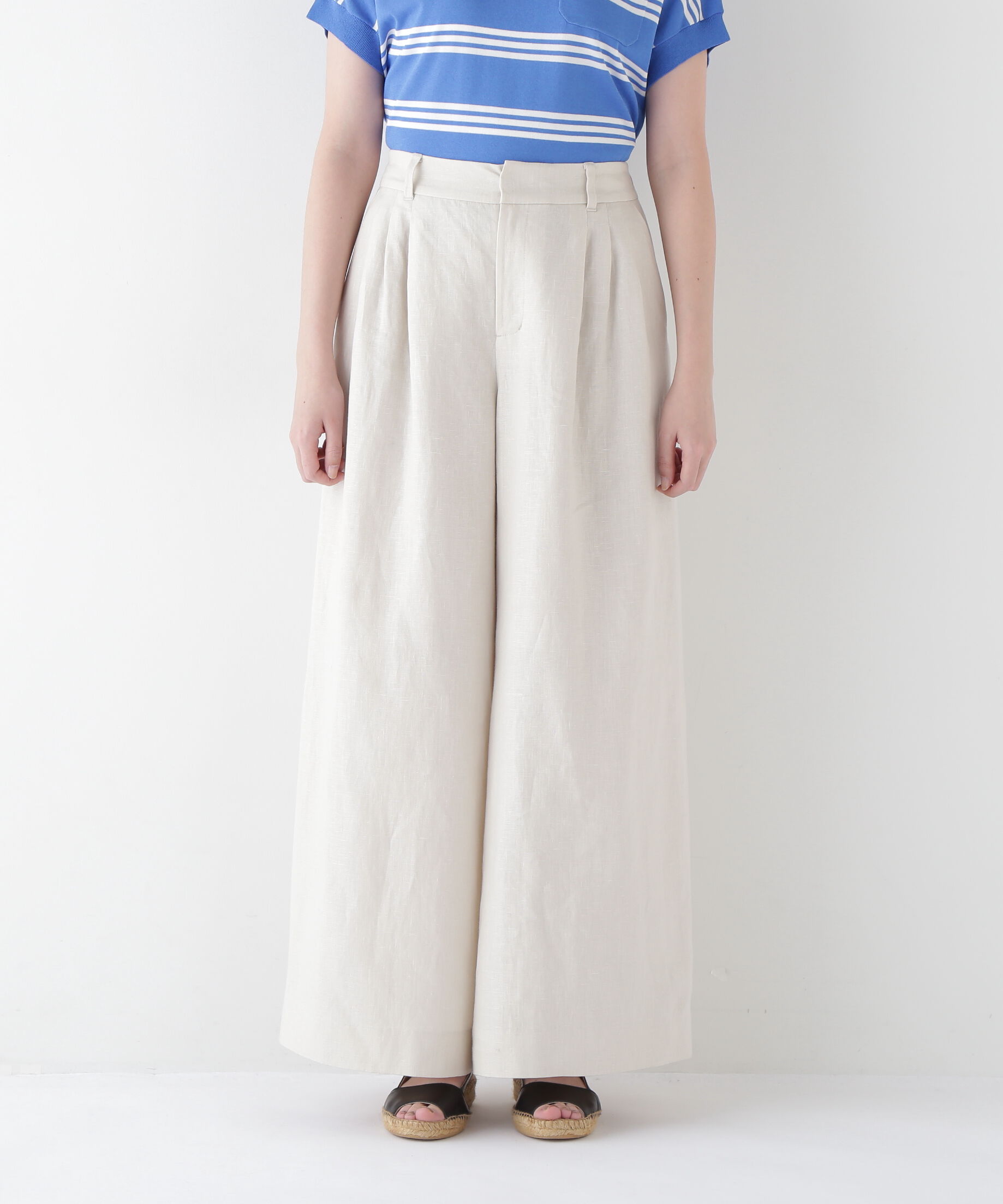  「◆リネンタック入りバギーパンツ」|その他|