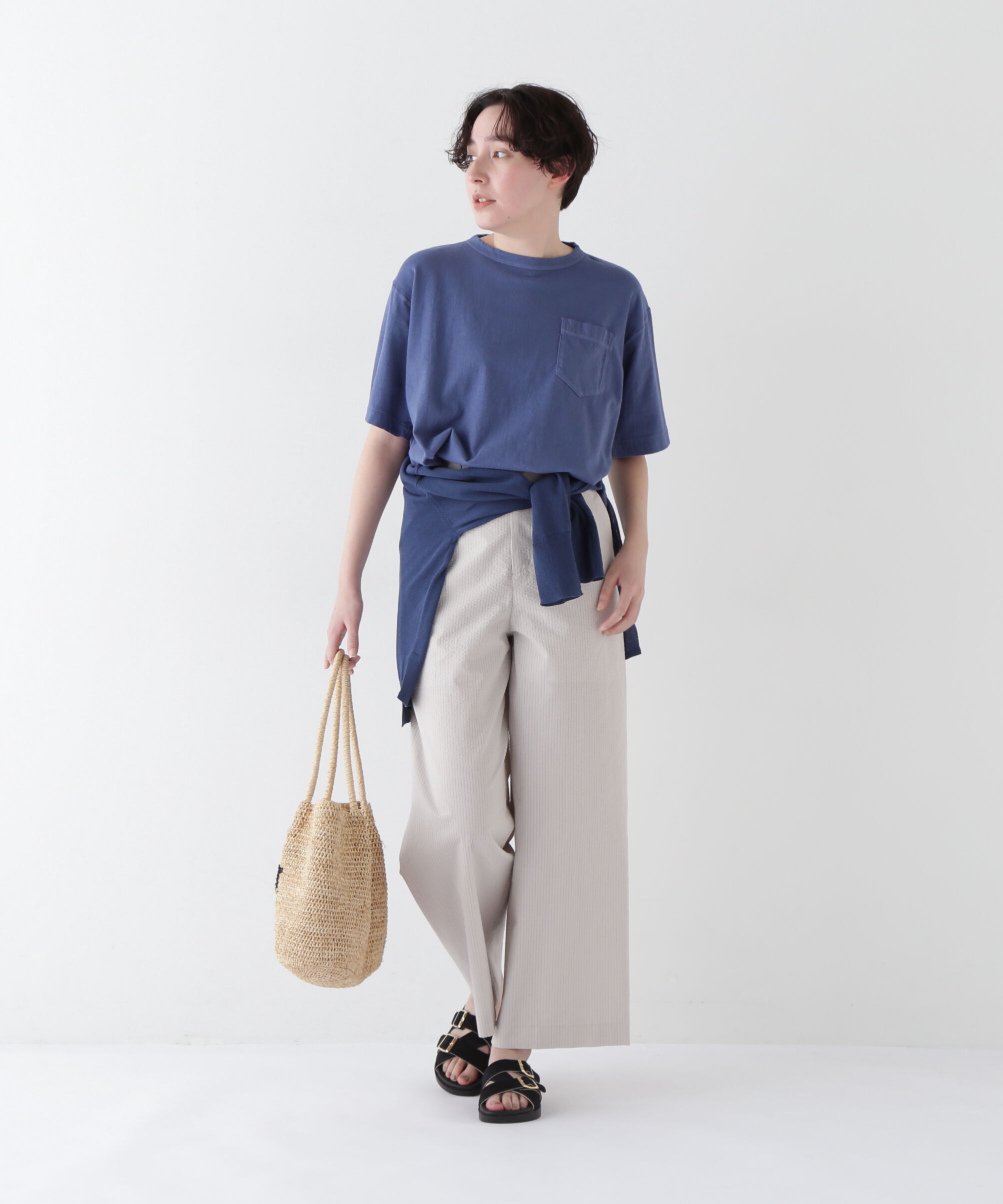  「◆ラフィ天竺製品染めＴシャツ」|Tシャツ・カットソー|