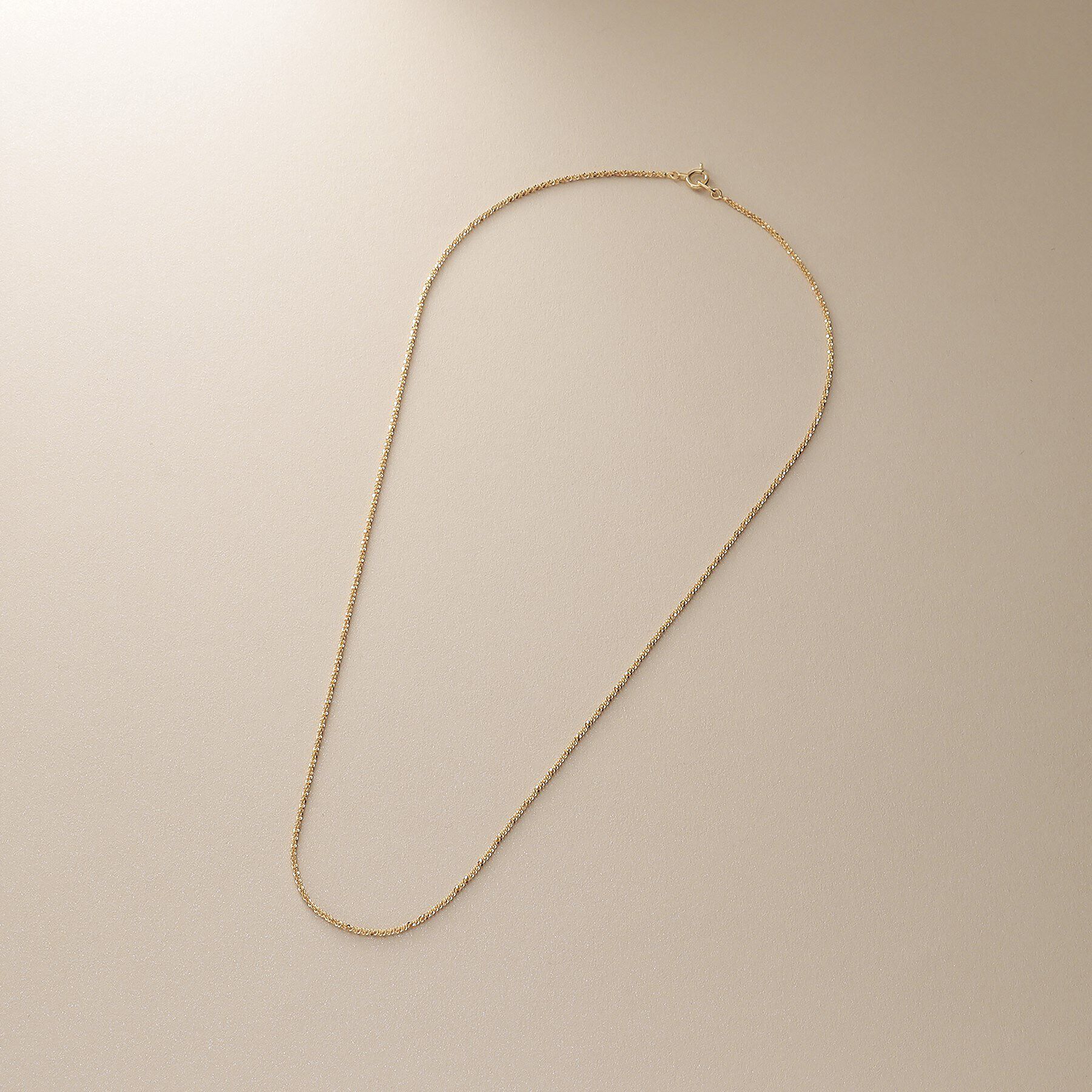 COCOSHNIK「K18クリスクロスチェーン ネックレス」|ネックレス|