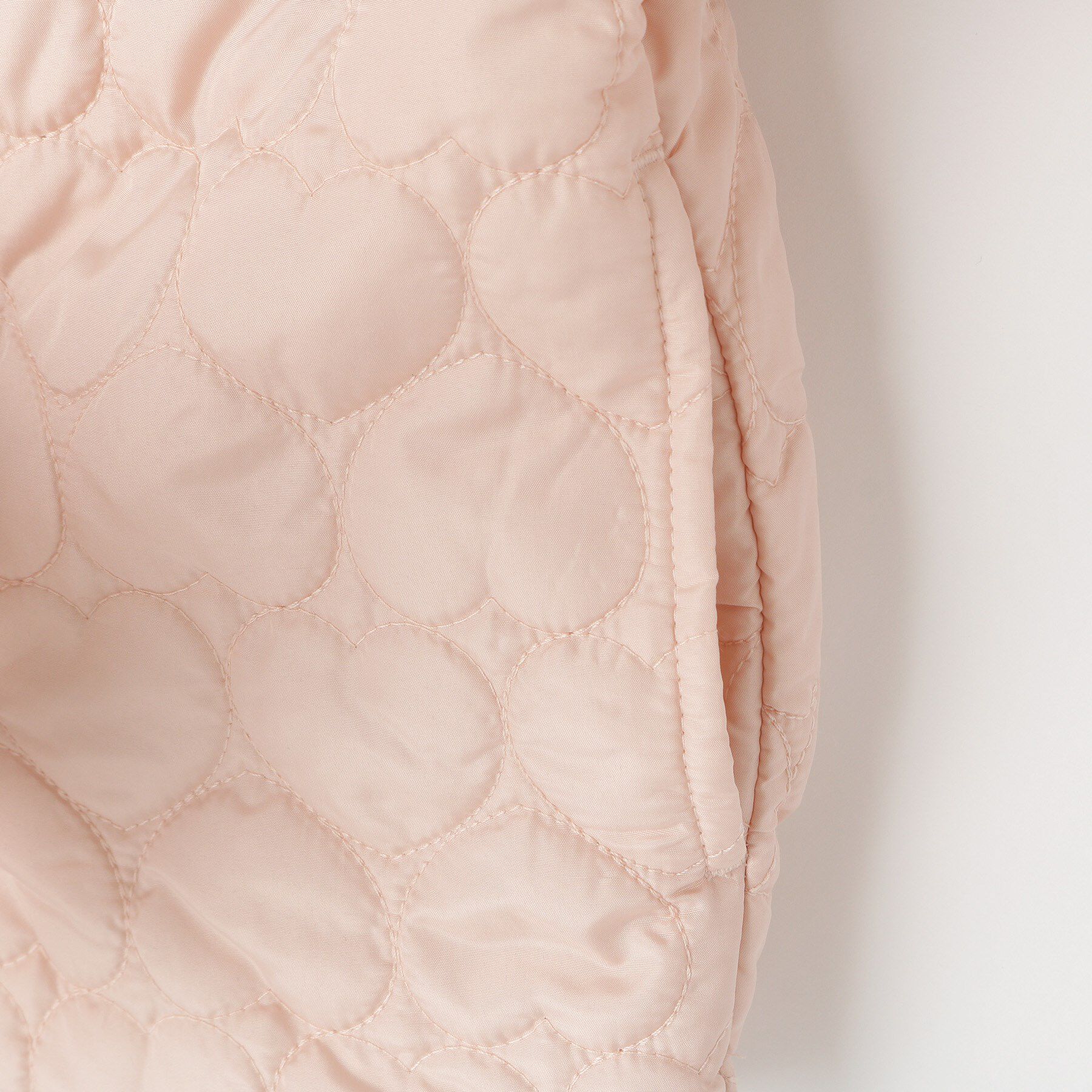 SHOO･LA･RUE「【100-150cm】ハートキルトノーカラーブルゾン」|ブルゾン・スタジャン|