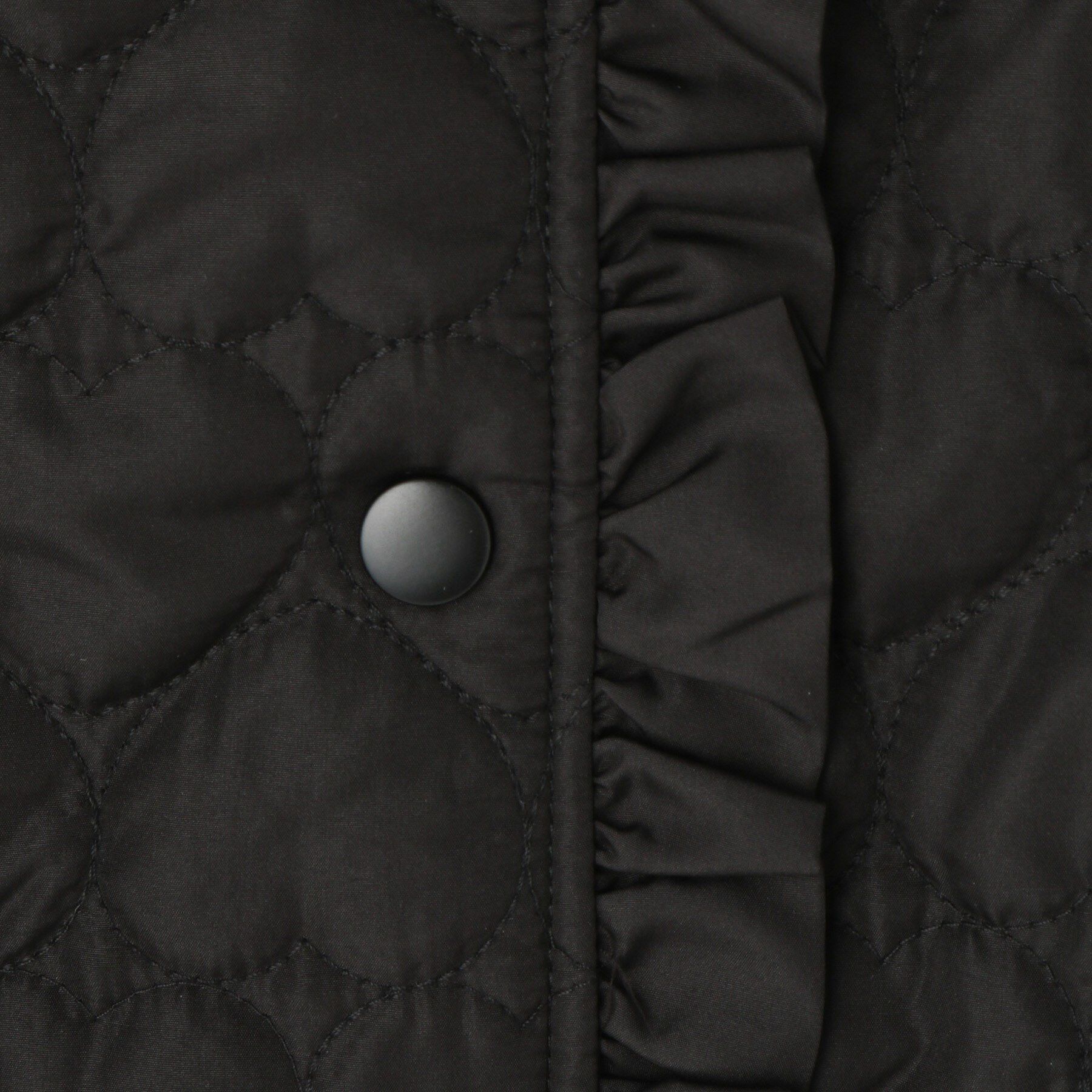 SHOO･LA･RUE「【100-150cm】ハートキルトノーカラーブルゾン」|ブルゾン・スタジャン|