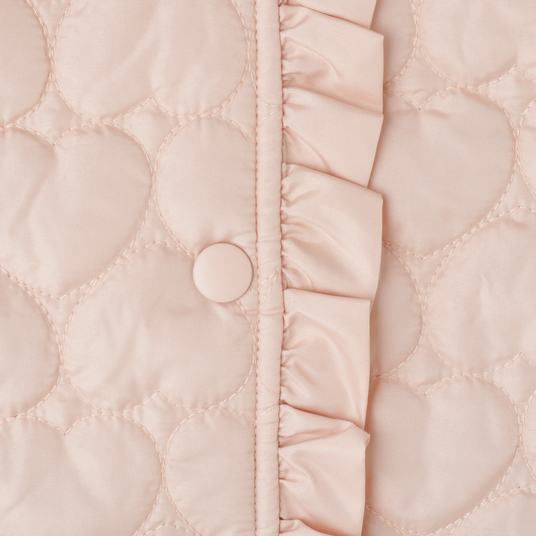 SHOO･LA･RUE「【100-150cm】ハートキルトノーカラーブルゾン」|ブルゾン・スタジャン|