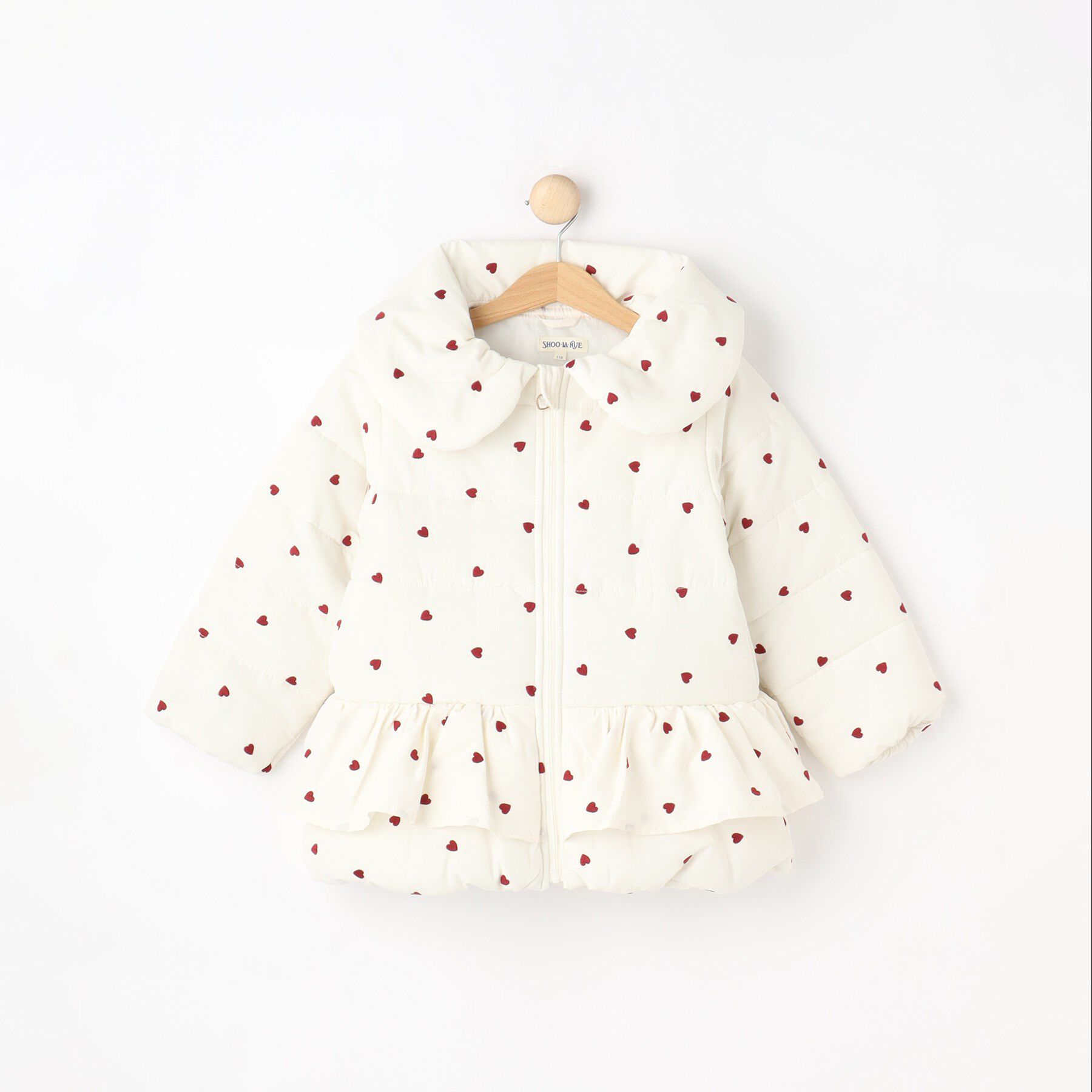 SHOO･LA･RUE「【100-150cm/撥水】GIRLS中綿アソートブルゾン」|ブルゾン・スタジャン|アイボリー(104)