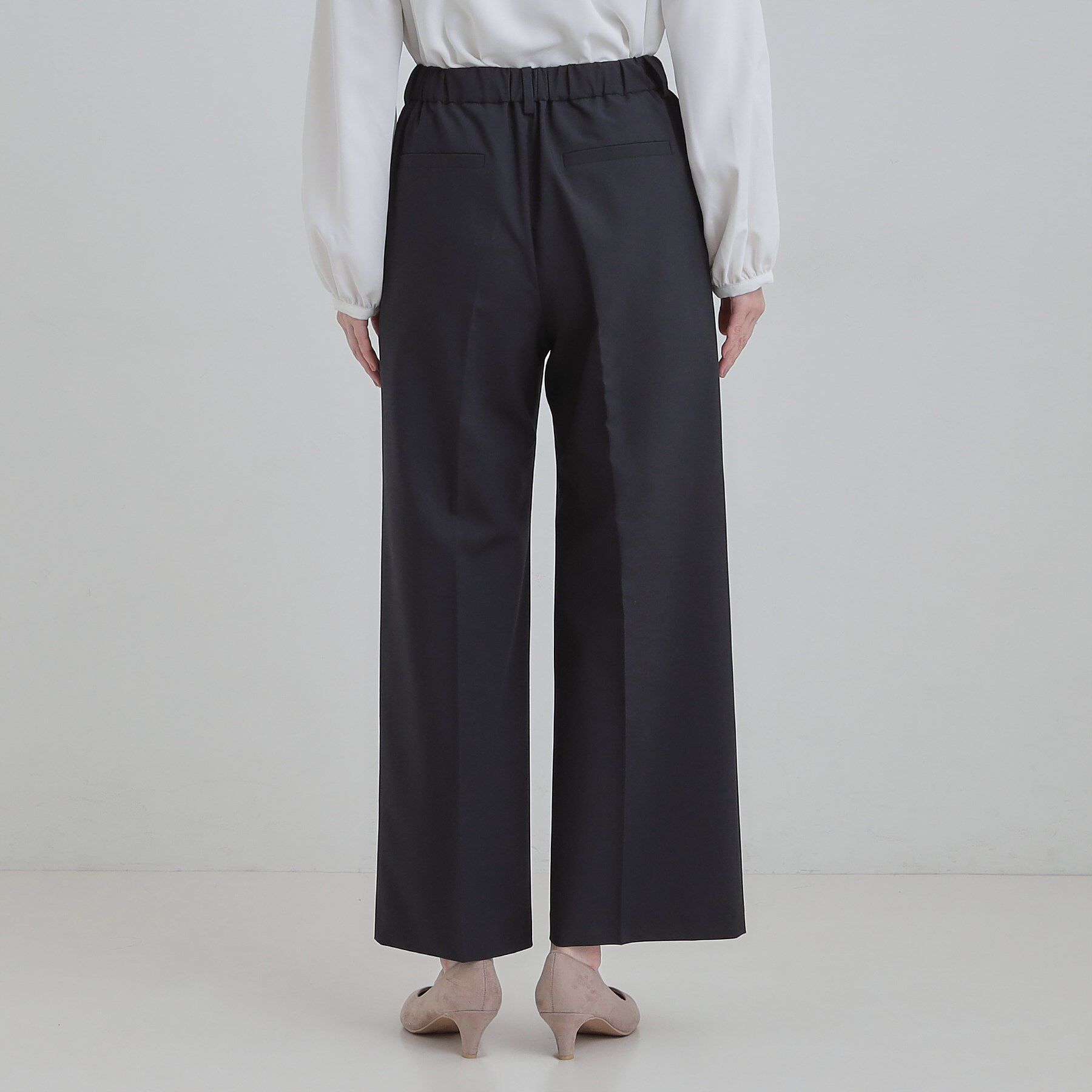 SHOO･LA･RUE「【セットアップ可能】サラっと軽やか ワイドストレートパンツ」|その他|