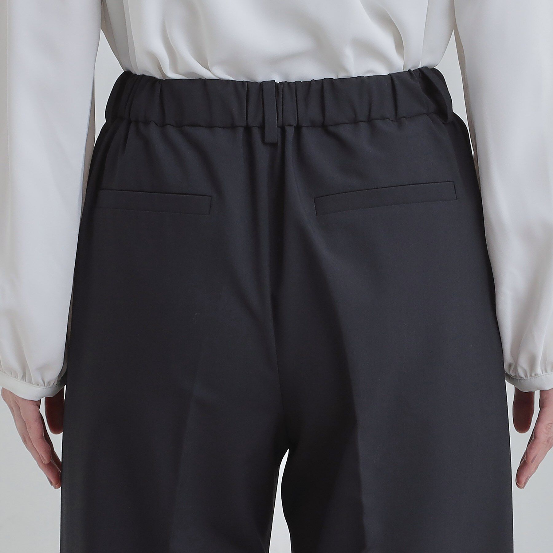 SHOO･LA･RUE「【セットアップ可能】サラっと軽やか ワイドストレートパンツ」|その他|