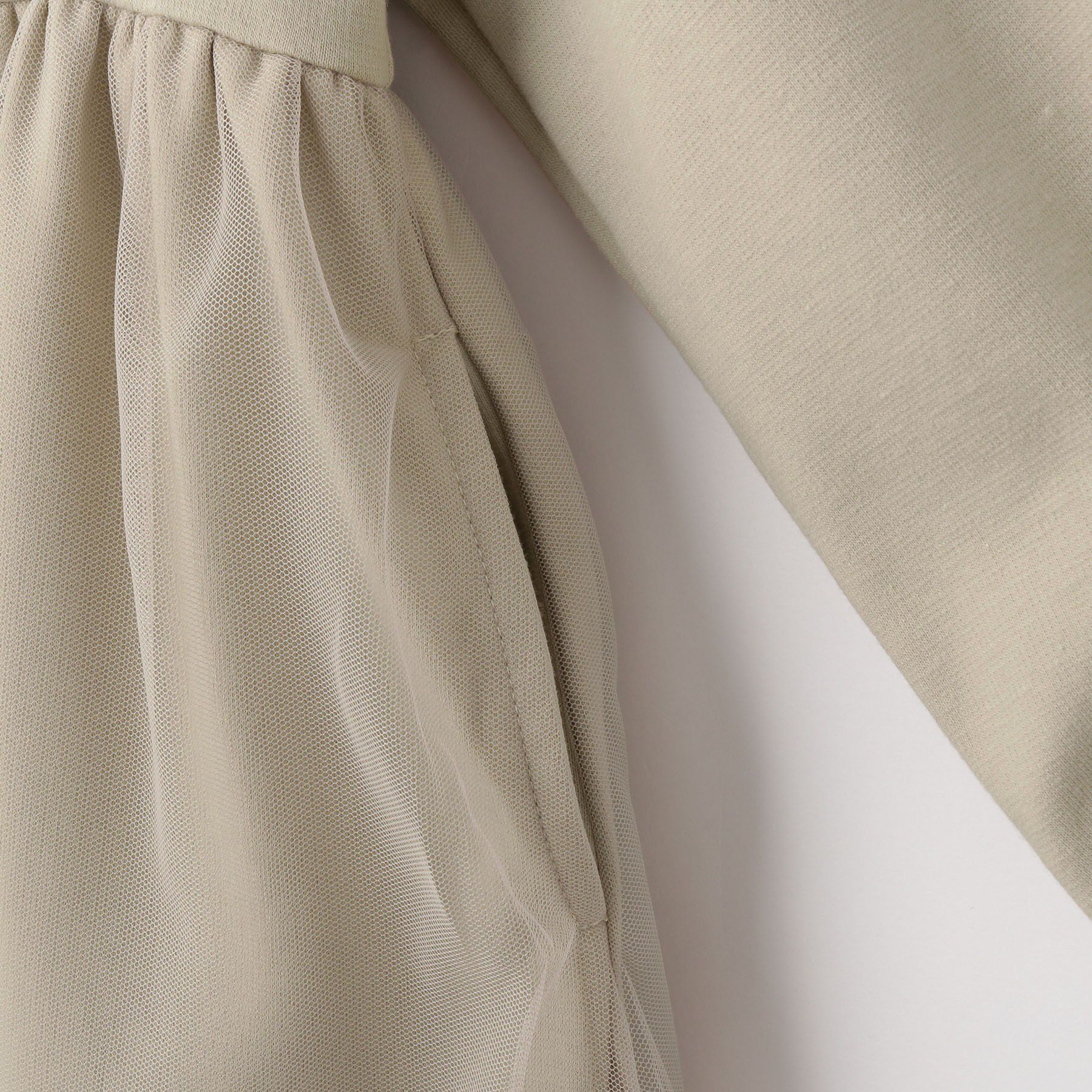 SHOO･LA･RUE「【110-140cm/プチセレ】チュールドッキングワンピース」|ワンピース|