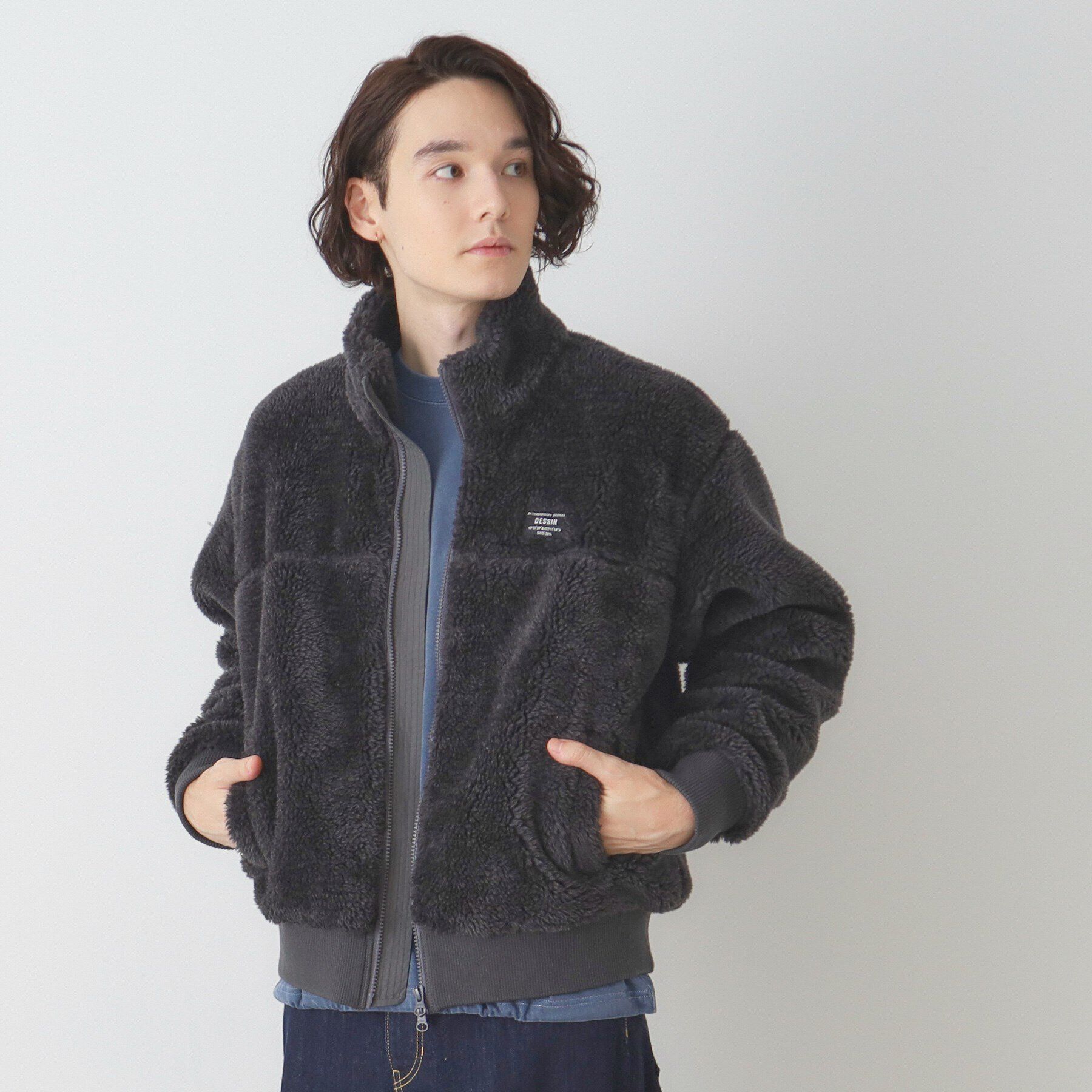 Dessin「ボアスタンドブルゾン」|ブルゾン・スタジャン|