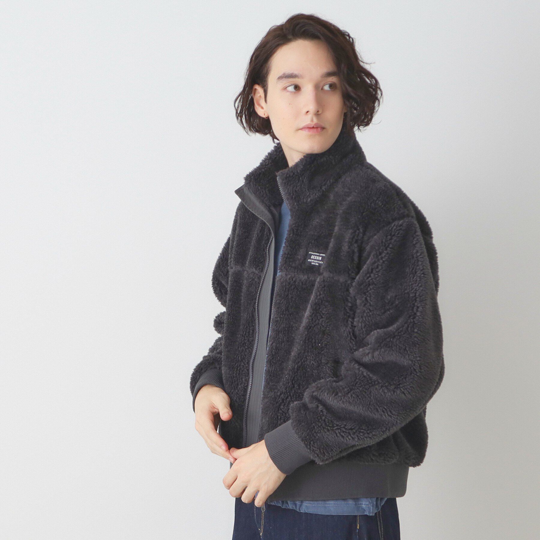 Dessin「ボアスタンドブルゾン」|ブルゾン・スタジャン|