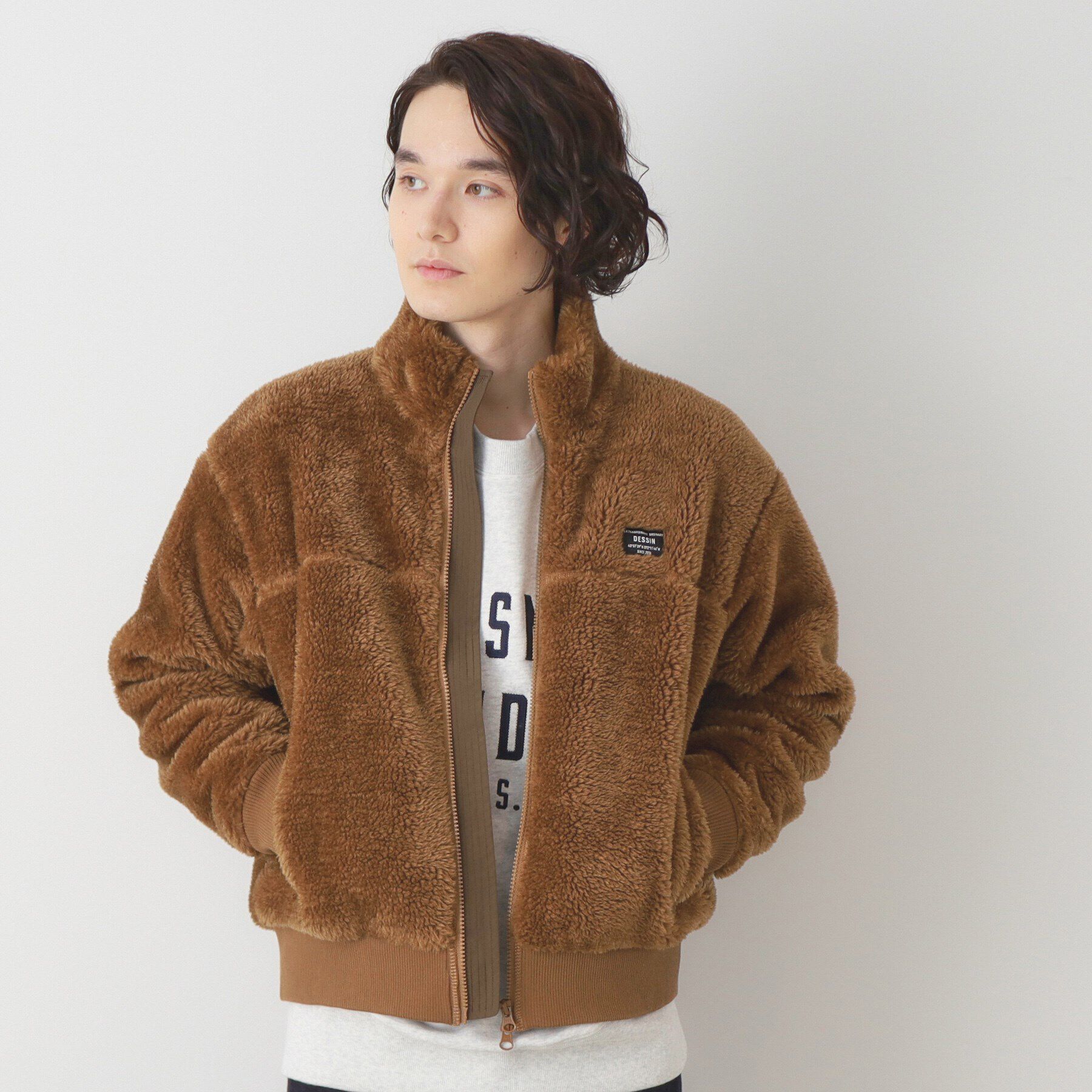 Dessin「ボアスタンドブルゾン」|ブルゾン・スタジャン|