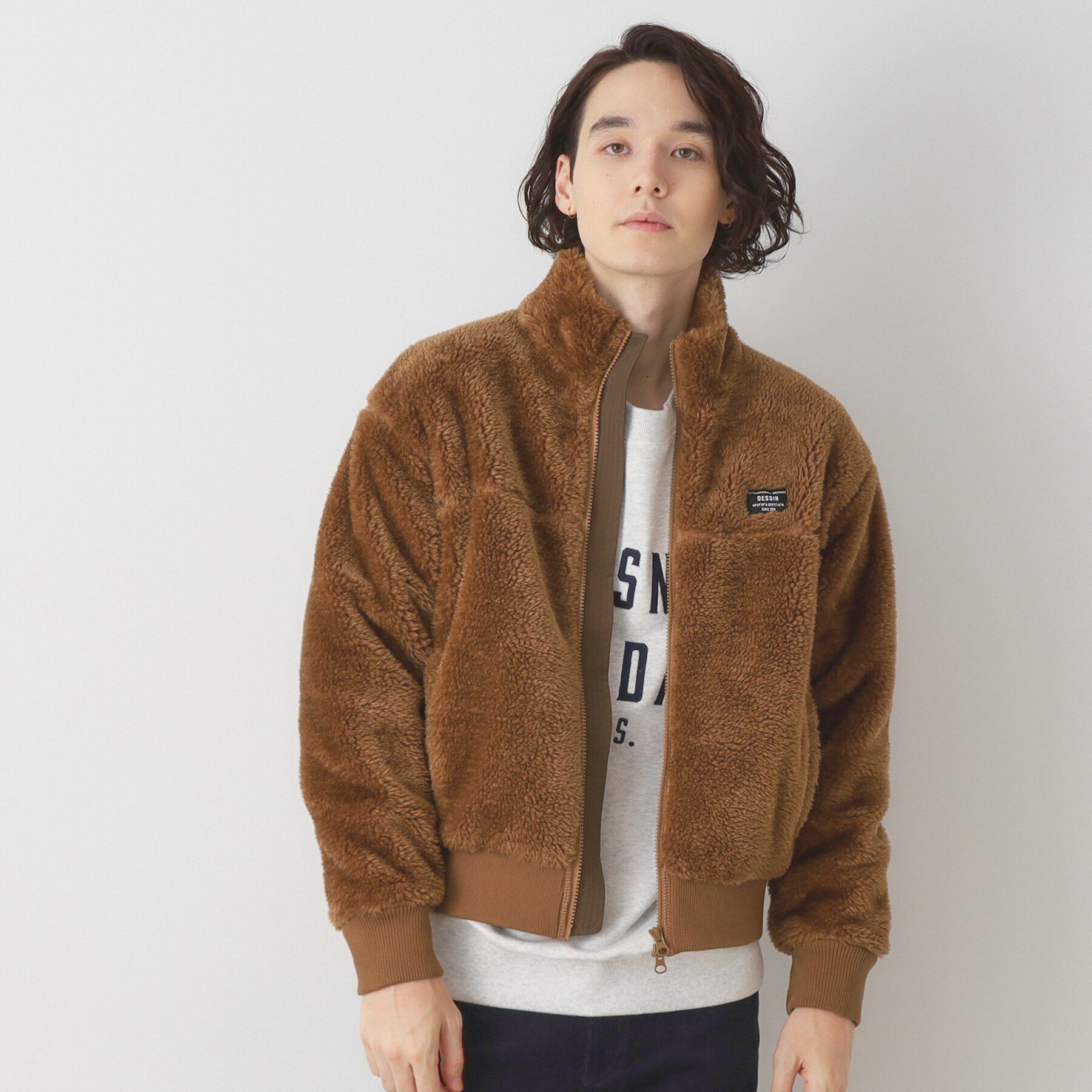 Dessin「ボアスタンドブルゾン」|ブルゾン・スタジャン|