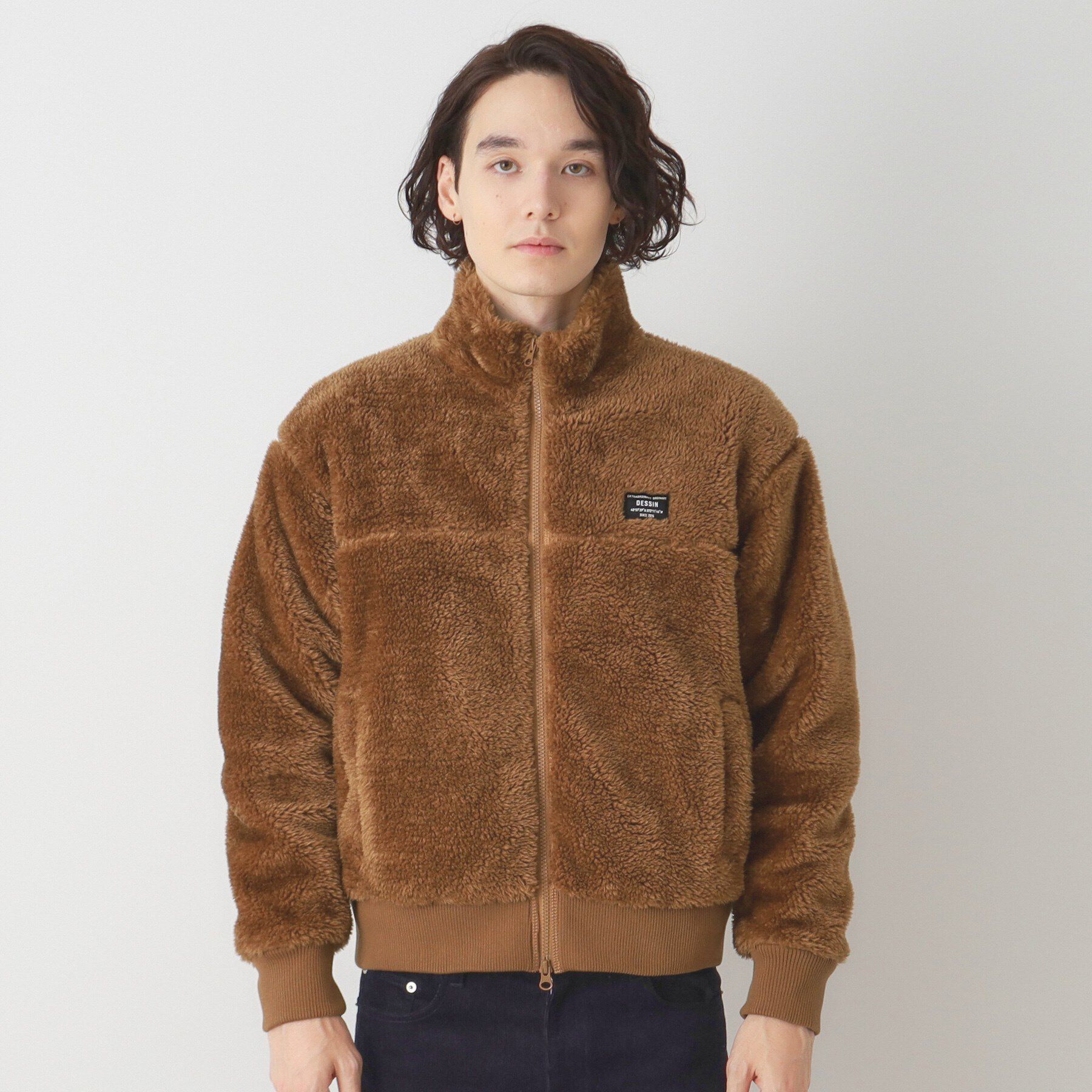 Dessin「ボアスタンドブルゾン」|ブルゾン・スタジャン|