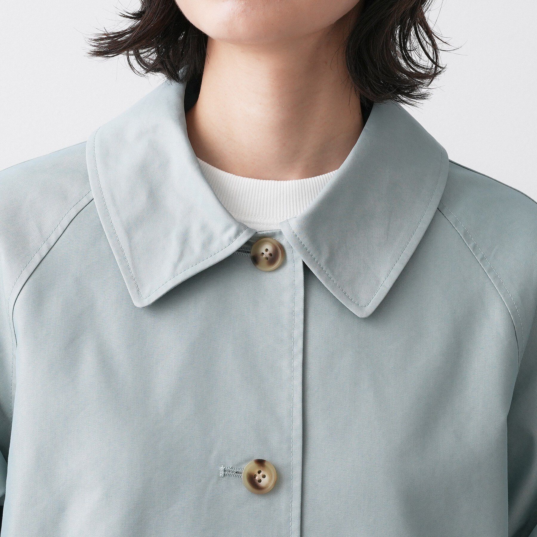 Dessin「シャンブレースプリングコート」|ステンカラーコート|