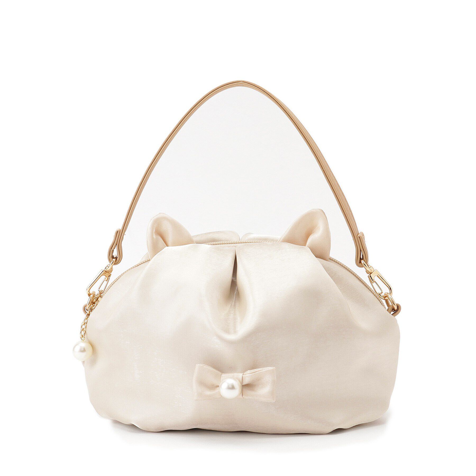 ITS&rsquo;DEMO「猫型ポーチミニトート」|ハンドバッグ|