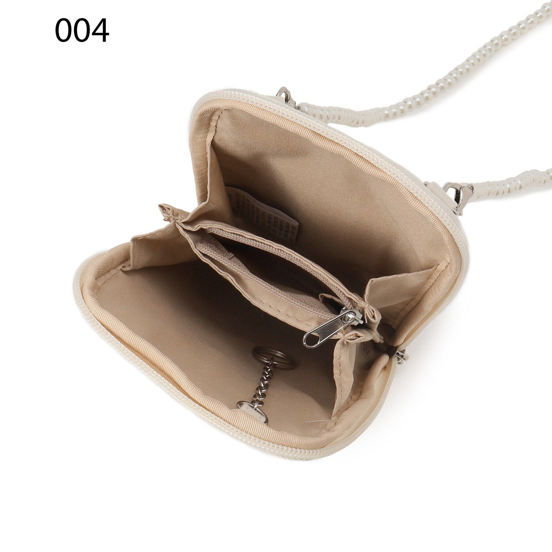 Ober Tashe「パール調チェーン マルチショルダーバッグ お財布ショルダー スマホショルダー ミニ ポシェット」|ショルダー・メッセンジャー|