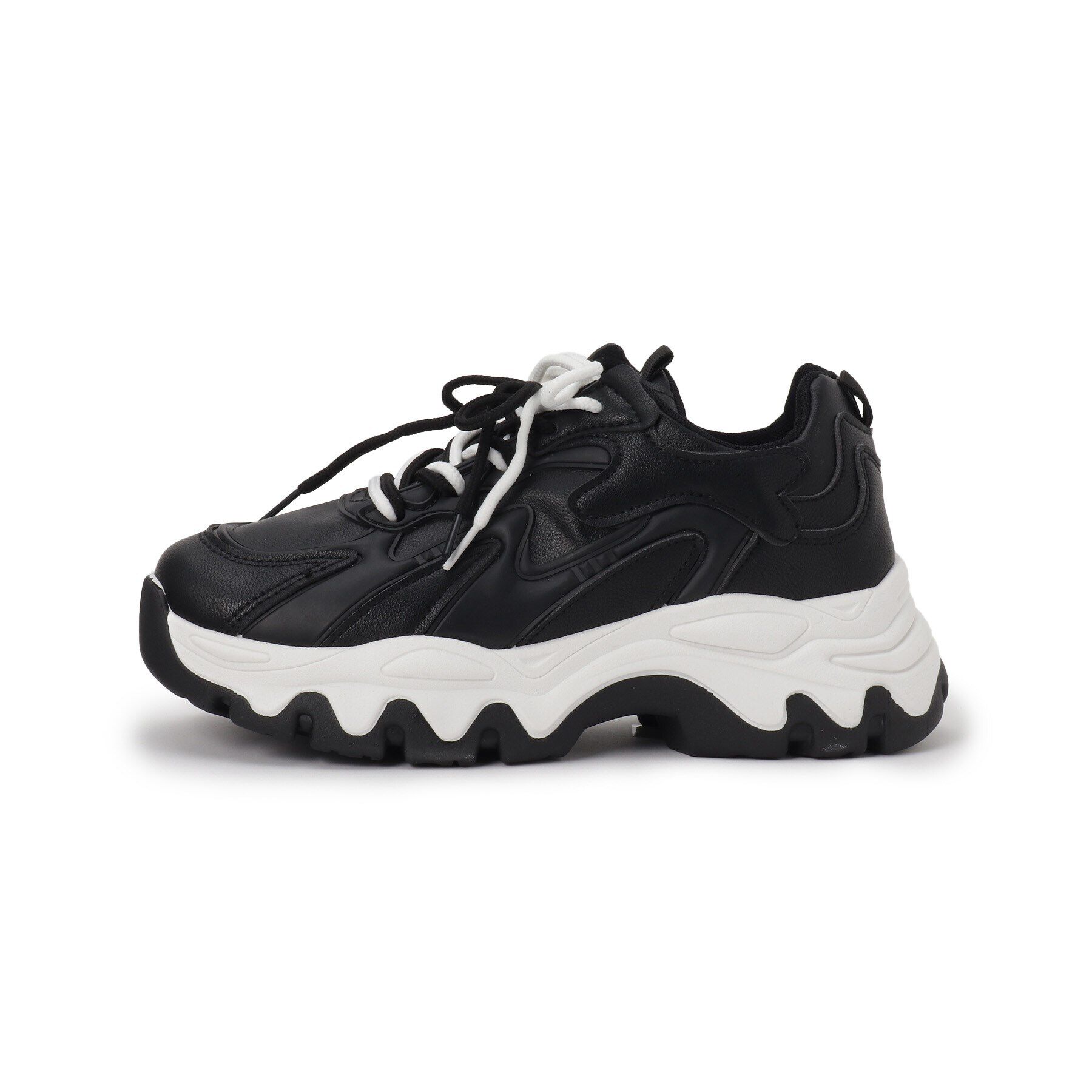 csT&P「厚底カラーソールレースアップ スニーカー」|スニーカー|