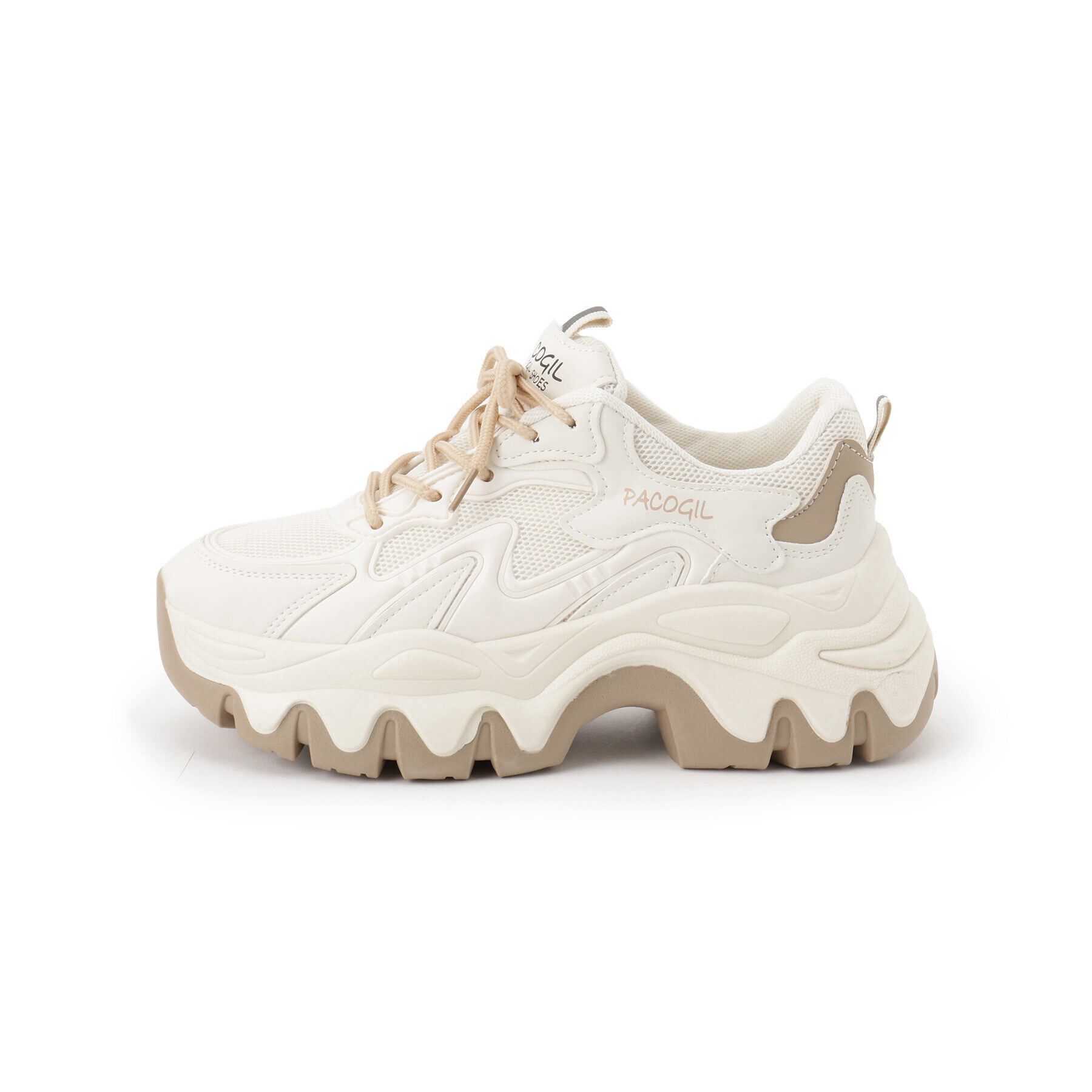 csT&P「厚底カラーソールレースアップ スニーカー」|スニーカー|