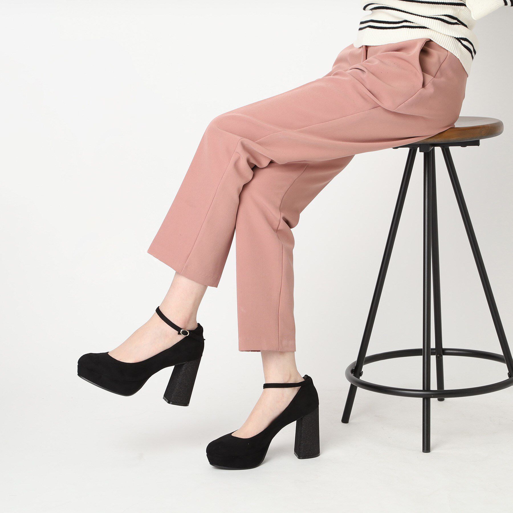 ESPERANZA「チャンキーヒールストラップパンプス 結婚式二次会 パーティー 24SS」|パンプス|