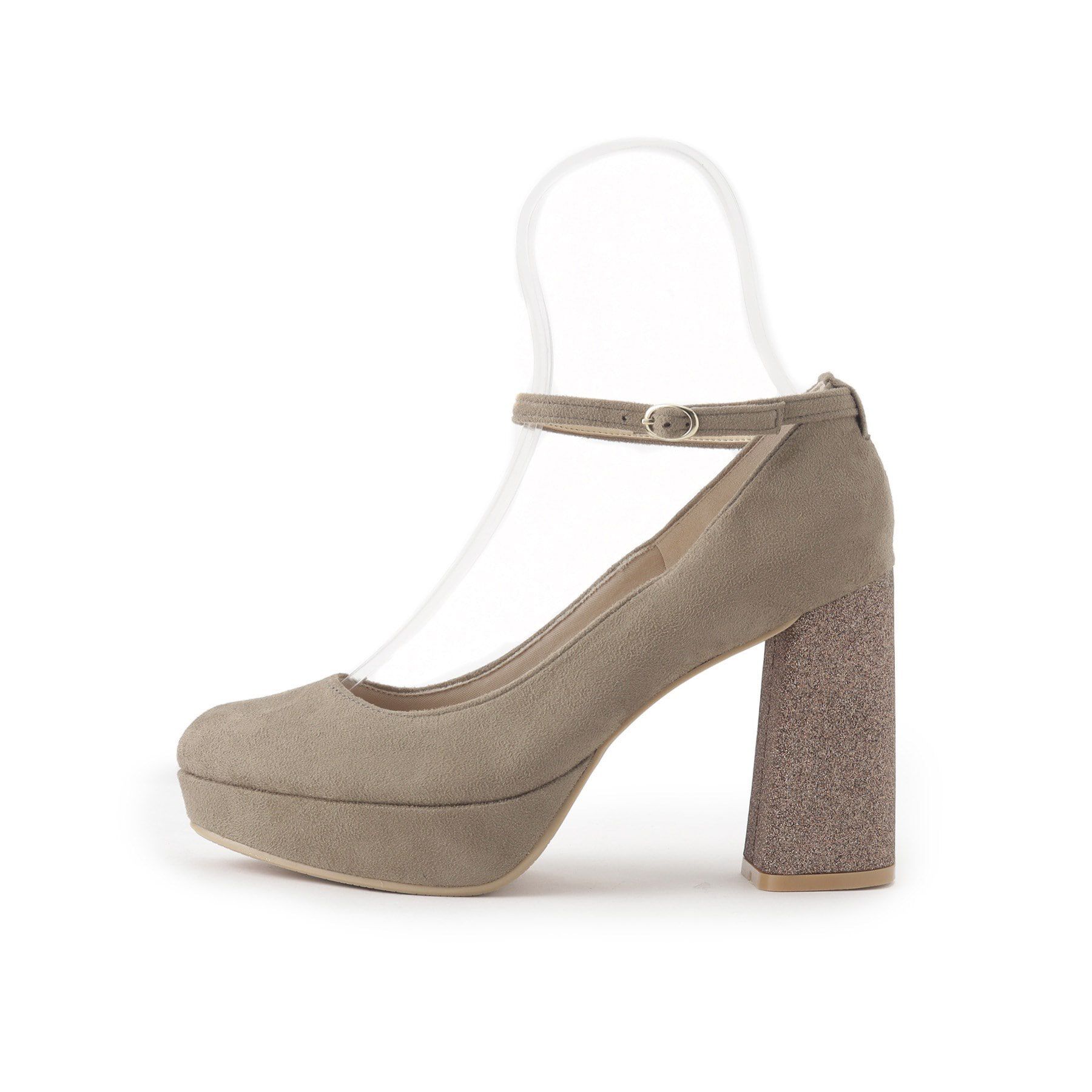 ESPERANZA「チャンキーヒールストラップパンプス 結婚式二次会 パーティー 24SS」|パンプス|