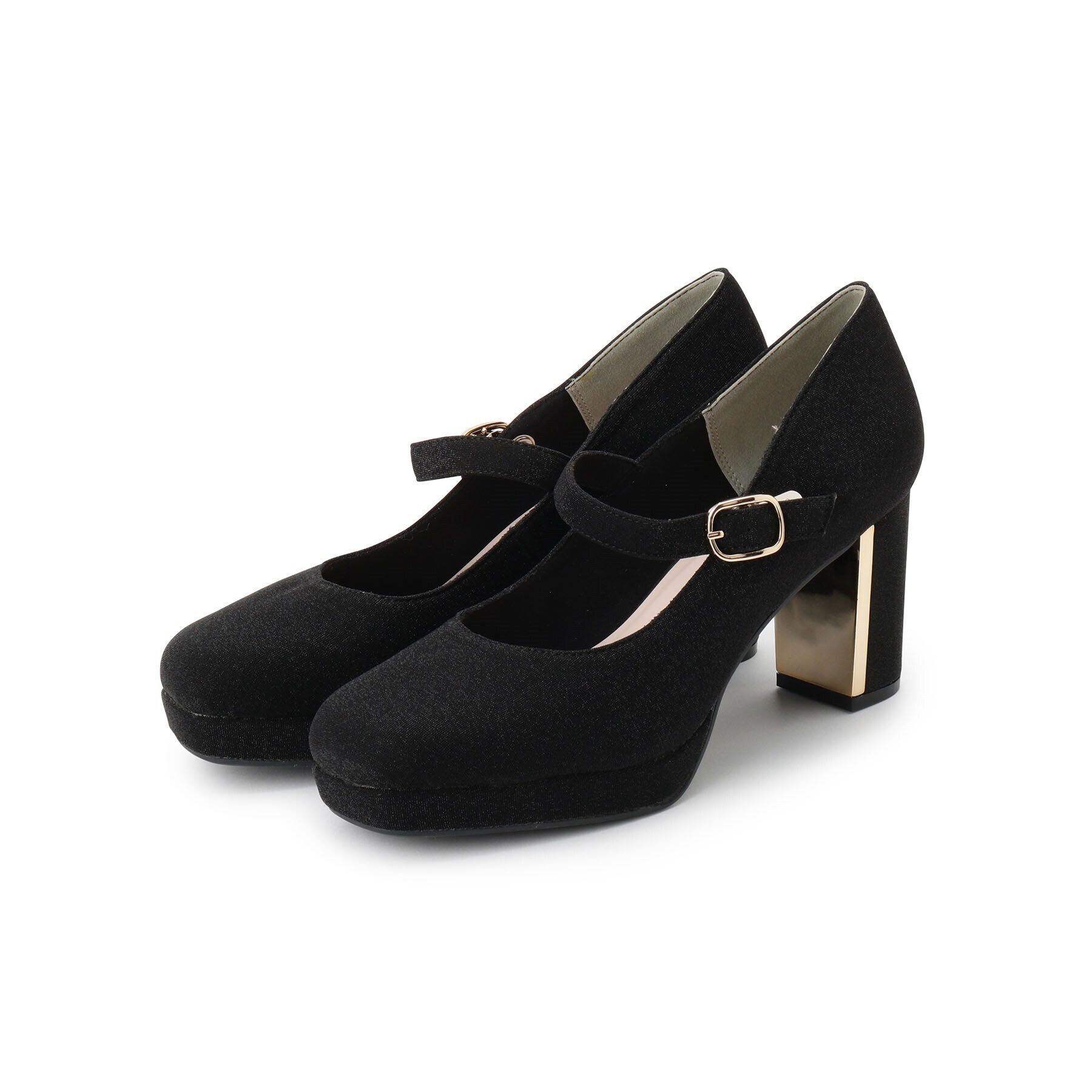 ESPERANZA「甲ストラップパンプス」|パンプス|ﾌﾞﾗｯｸ(319)