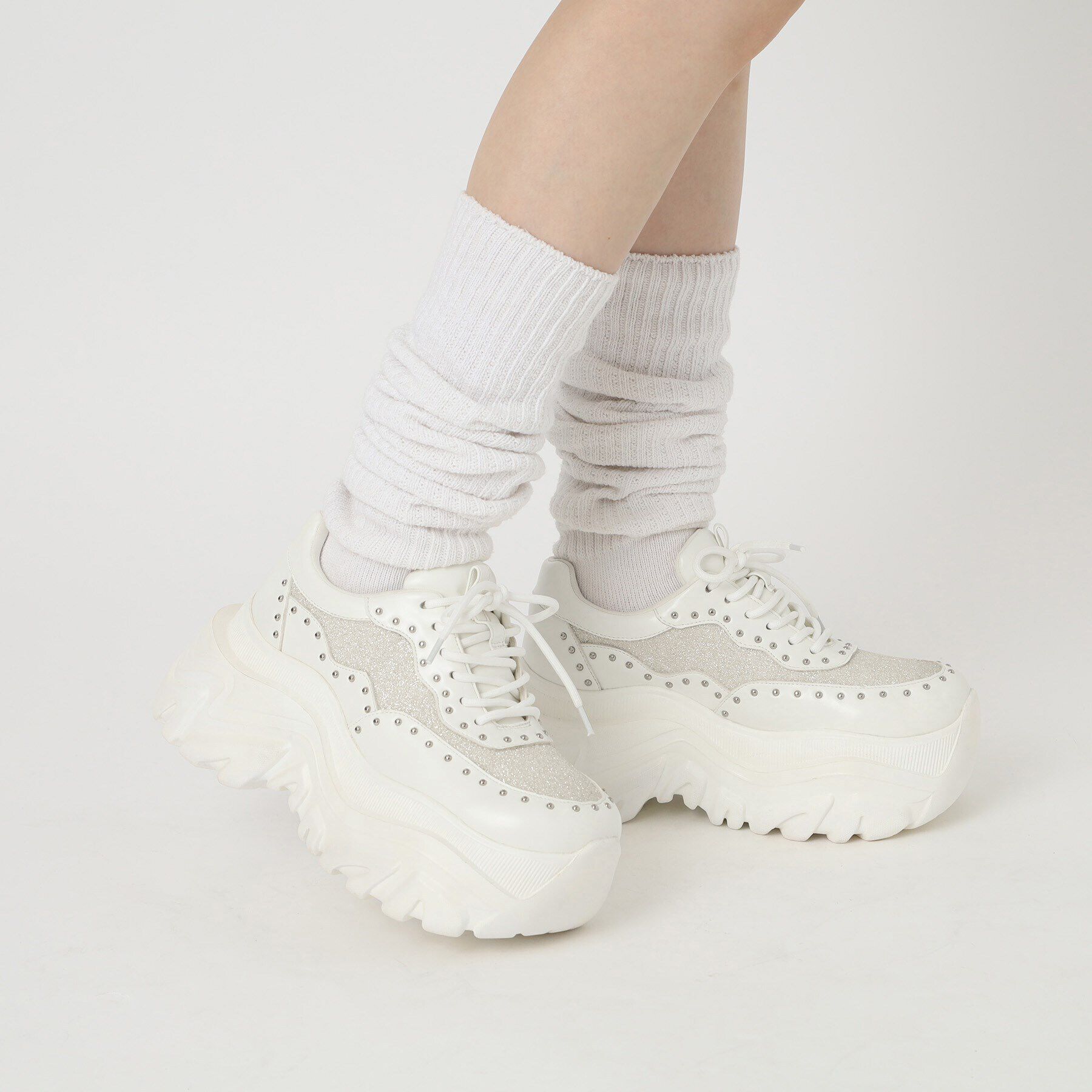 ESPERANZA「スタッズ厚底スニーカー」|スニーカー|