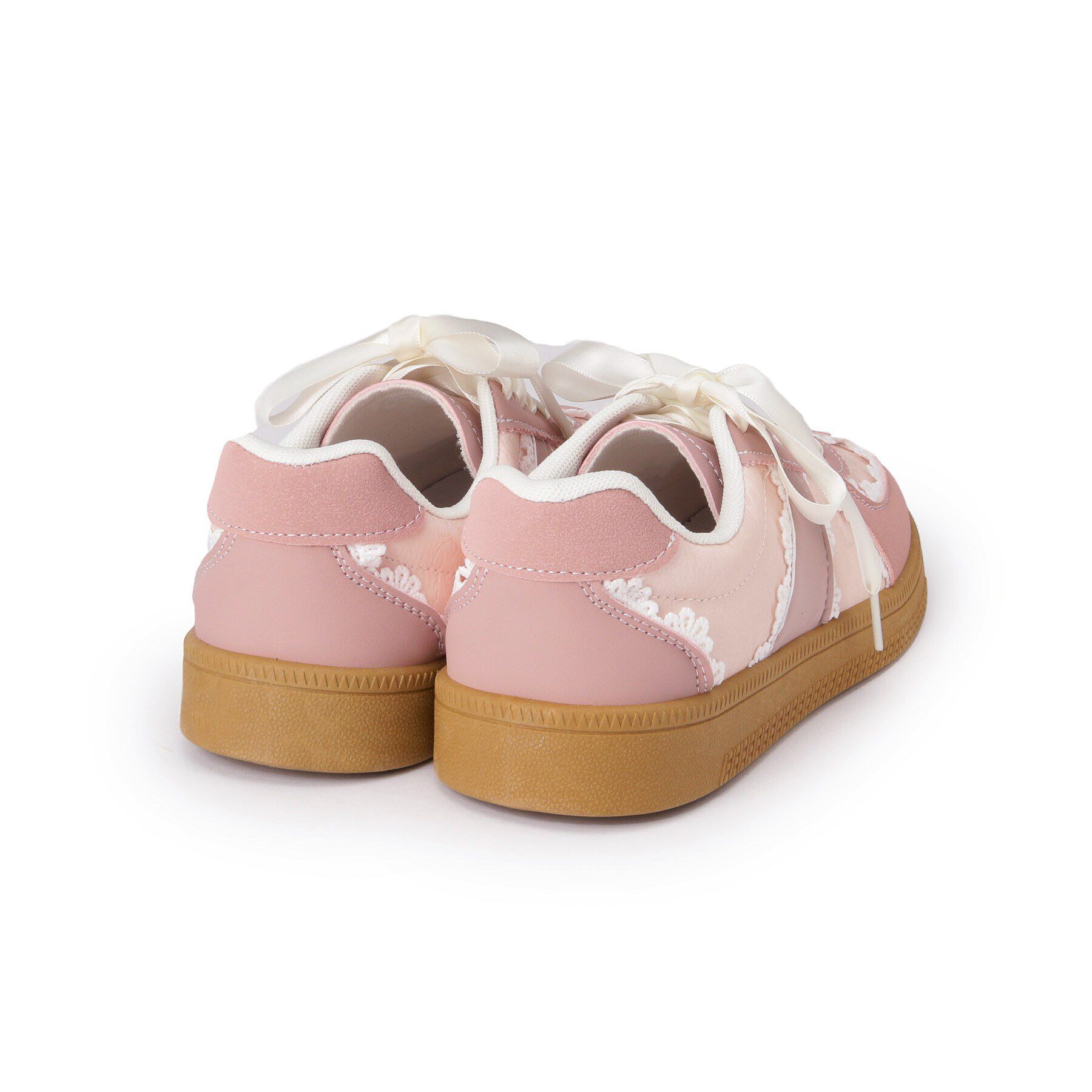 csT&P「サテンリボンレース柄ガーリースニーカー」|スニーカー|