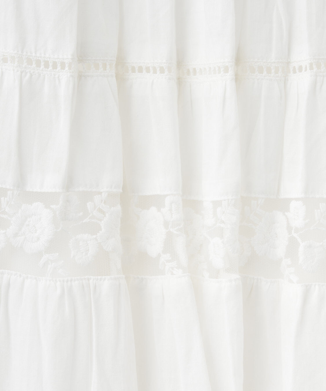 COCO DEAL「レース切替ティアードスカート」|スカート|