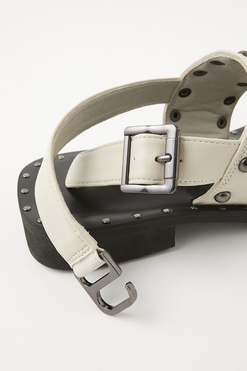 MOUSSY「STUDS BELT サンダル」|サンダル|