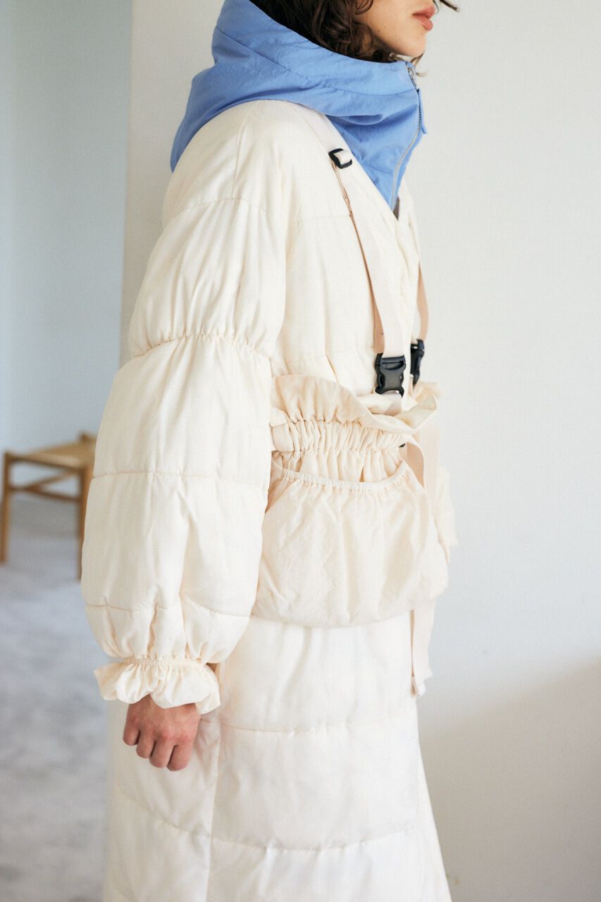 MOUSSY「KAPOK バッグ ベスト」|ダウンベスト・ベスト|