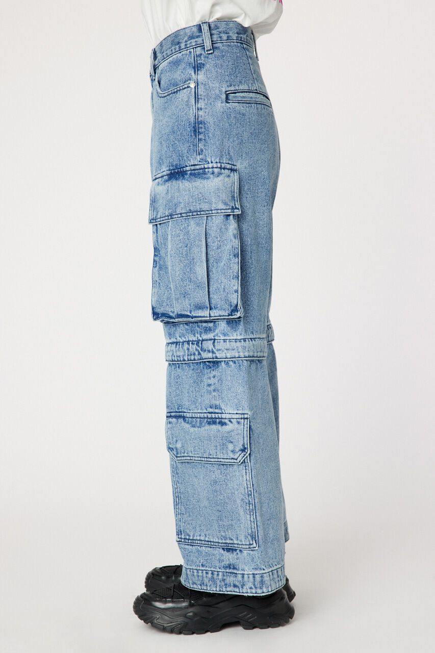 RODEO CROWNS「ケミカル2WAYカーゴデニム」|デニム|