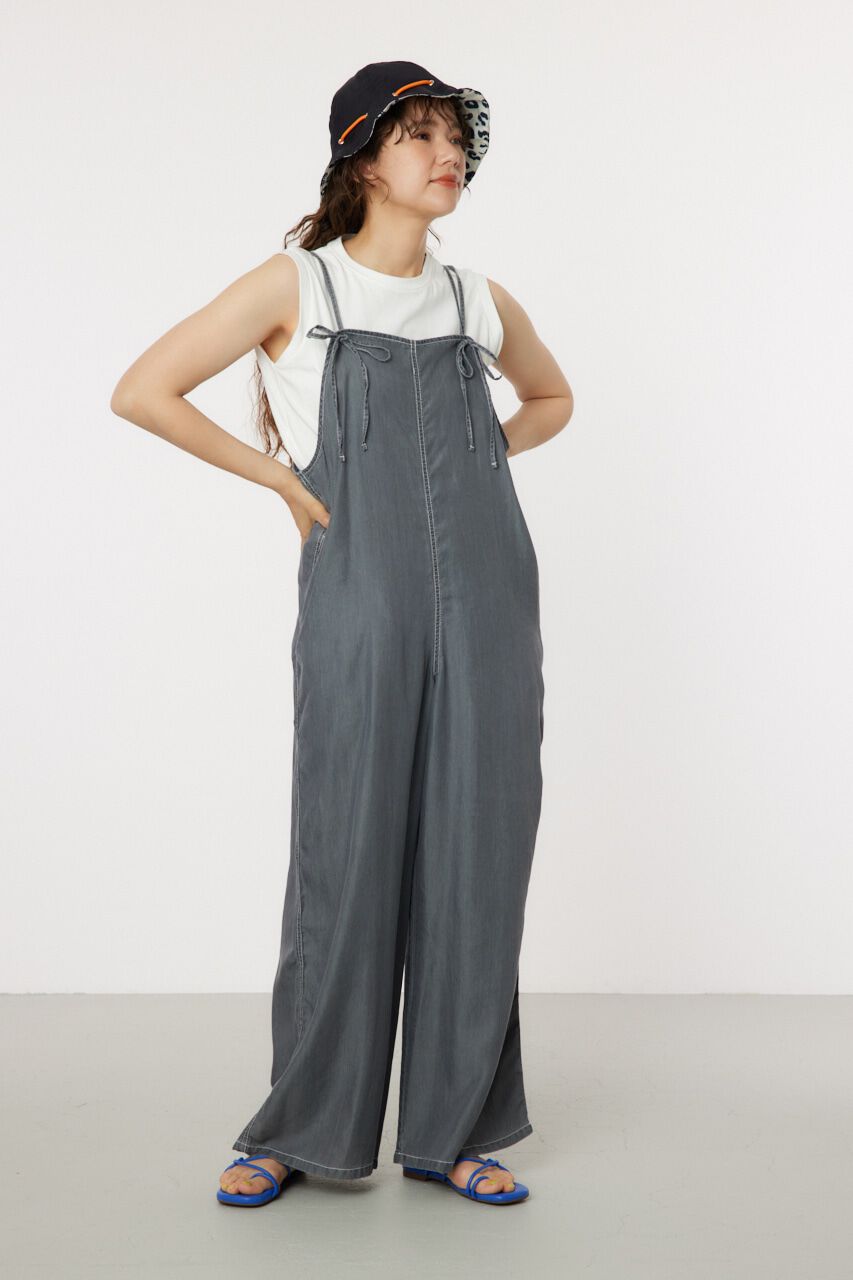 RODEO CROWNS「Supple DENIM サロペット」|ワンピース|
