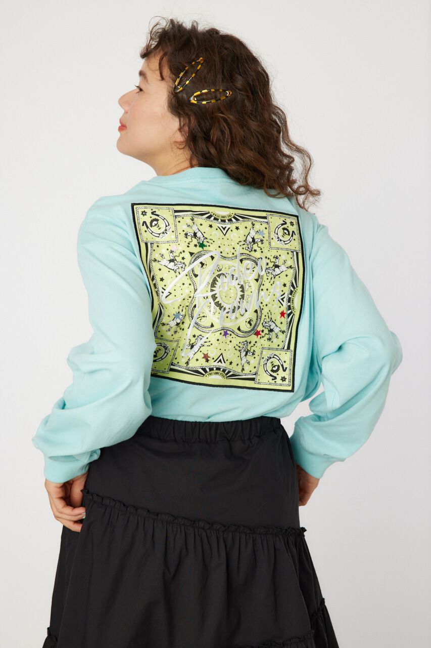 RODEO CROWNS「Cowboy バンダナ ロングスリーブTシャツ」|Tシャツ・カットソー|