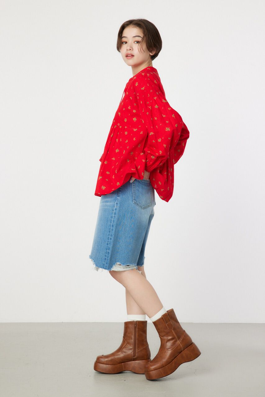 RODEO CROWNS「フラワーパターンカフタンシャツ」|シャツ・ブラウス|