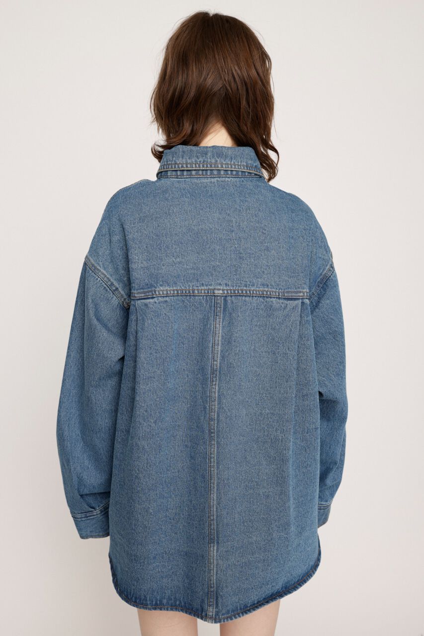 SLY「ARM SLIT DENIM SH ジャケット」|デニムジャケット|