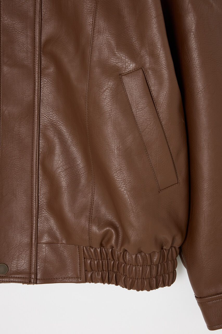 SLY「PAD IN F／LEATHER ジャケット」|その他|