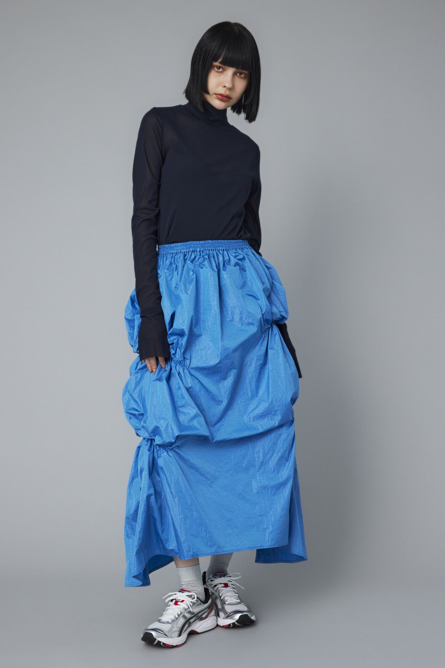 HeRIN.CYE「Gradually balloon skirt」|スカート|BLU
