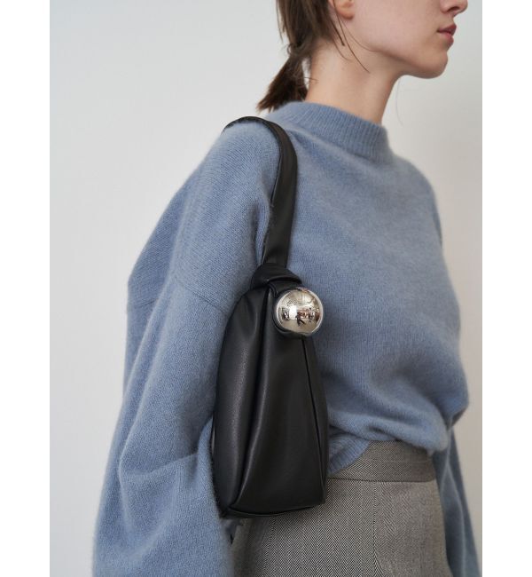 ELENDEEK「METAL BALL GATHER BAG」|ハンドバッグ|ブラック