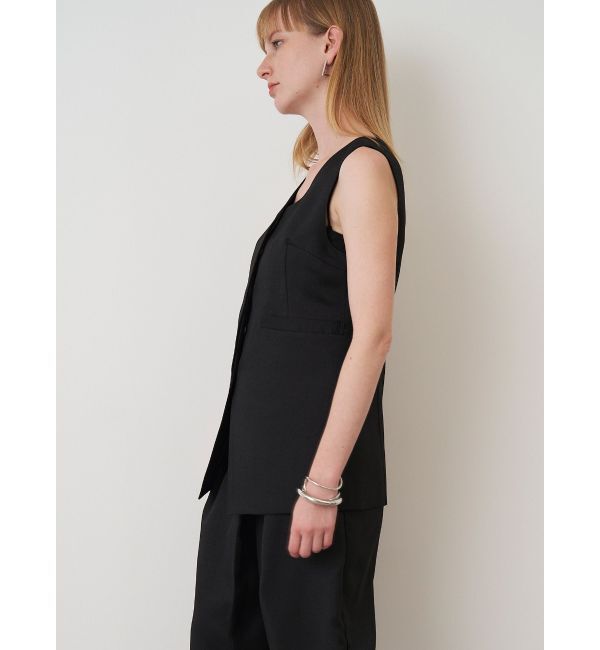 ELENDEEK「SILHOUETTE COMPACT GILET」|ベスト・ジレ|