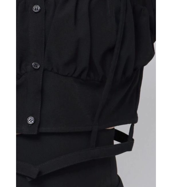 RESEXXY「ナローストラップコルセットシャツ」|シャツ・ブラウス|