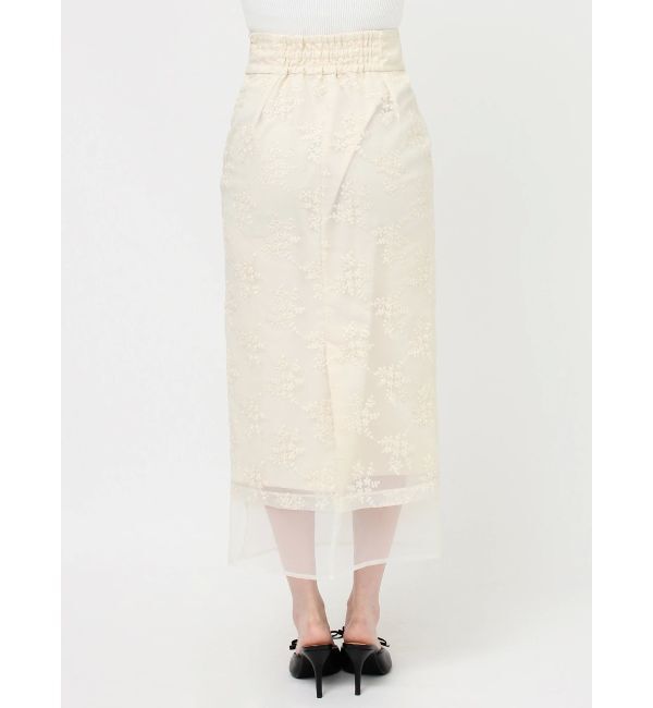 RESEXXY「エンブロイダリーシアースカート」|スカート|