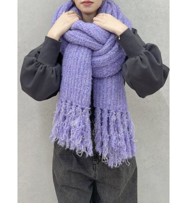 dazzlin「キャンディカラービッグマフラー」|マフラー|