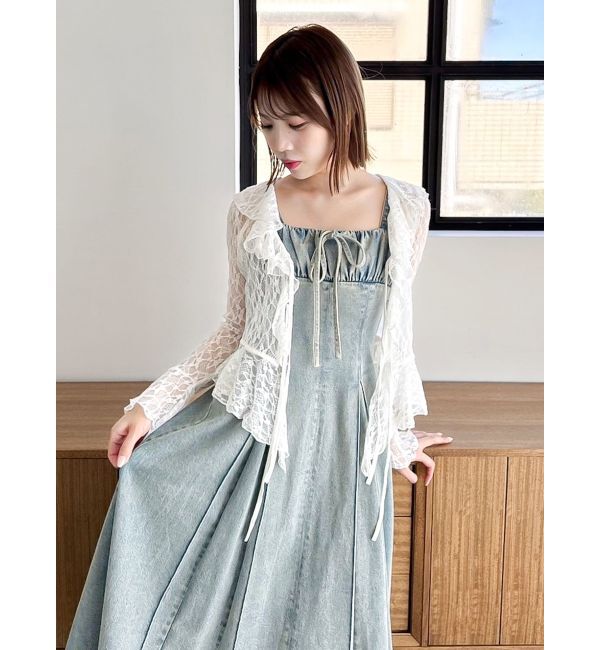 dazzlin「ラッフルヘムレースアンサンブル」|Tシャツ・カットソー|