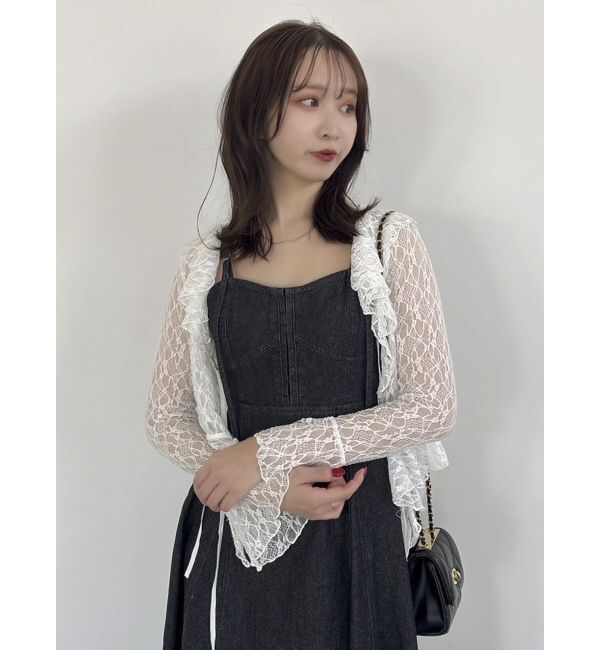 dazzlin「ラッフルヘムレースアンサンブル」|Tシャツ・カットソー|