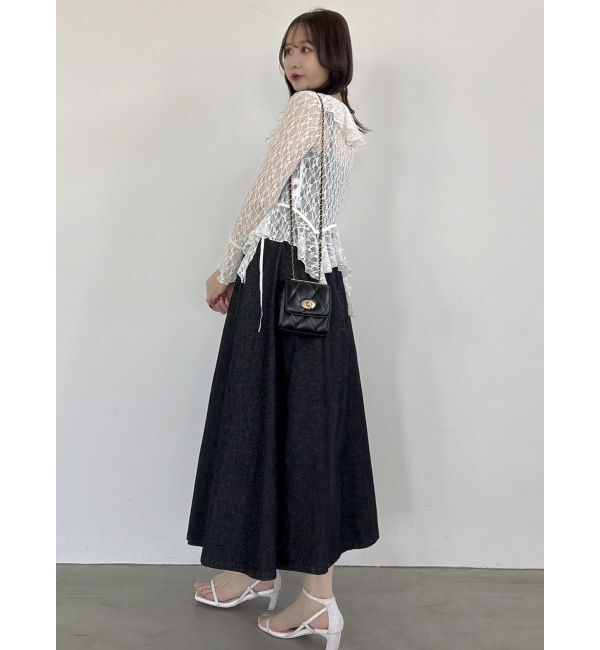 dazzlin「ラッフルヘムレースアンサンブル」|Tシャツ・カットソー|