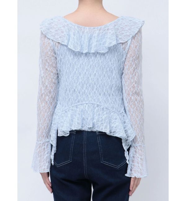 dazzlin「ラッフルヘムレースアンサンブル」|Tシャツ・カットソー|