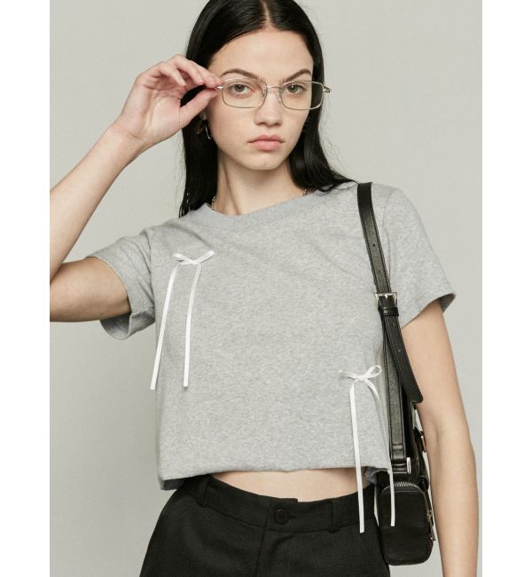 EMODA「ポイントリボンTシャツ」|Tシャツ・カットソー|